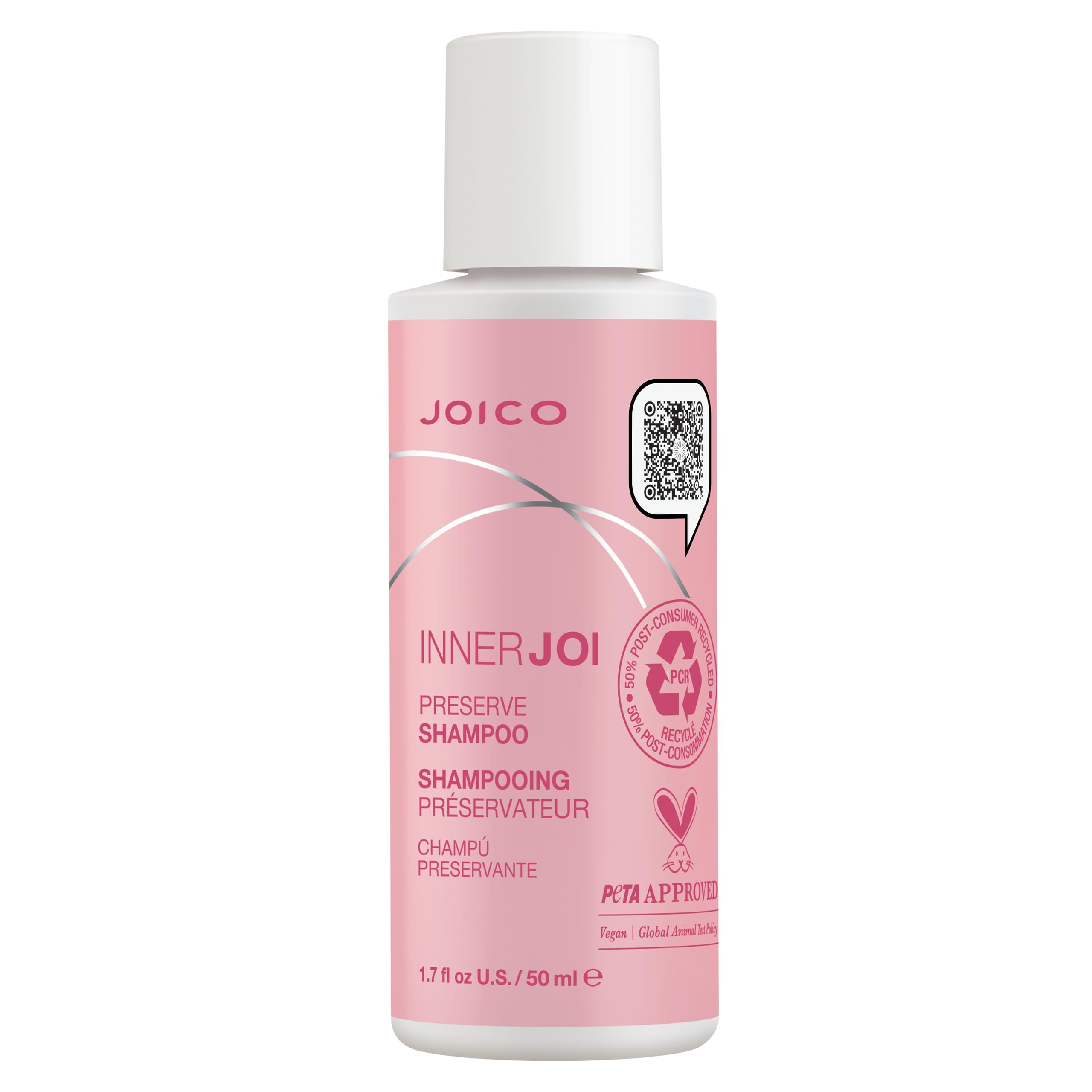 Joico InnerJoi Preserve Shampoo | For Color-Protection & Shine | For Color-Treated Hair | Sulfate & Paraben Free | Naturally-Der