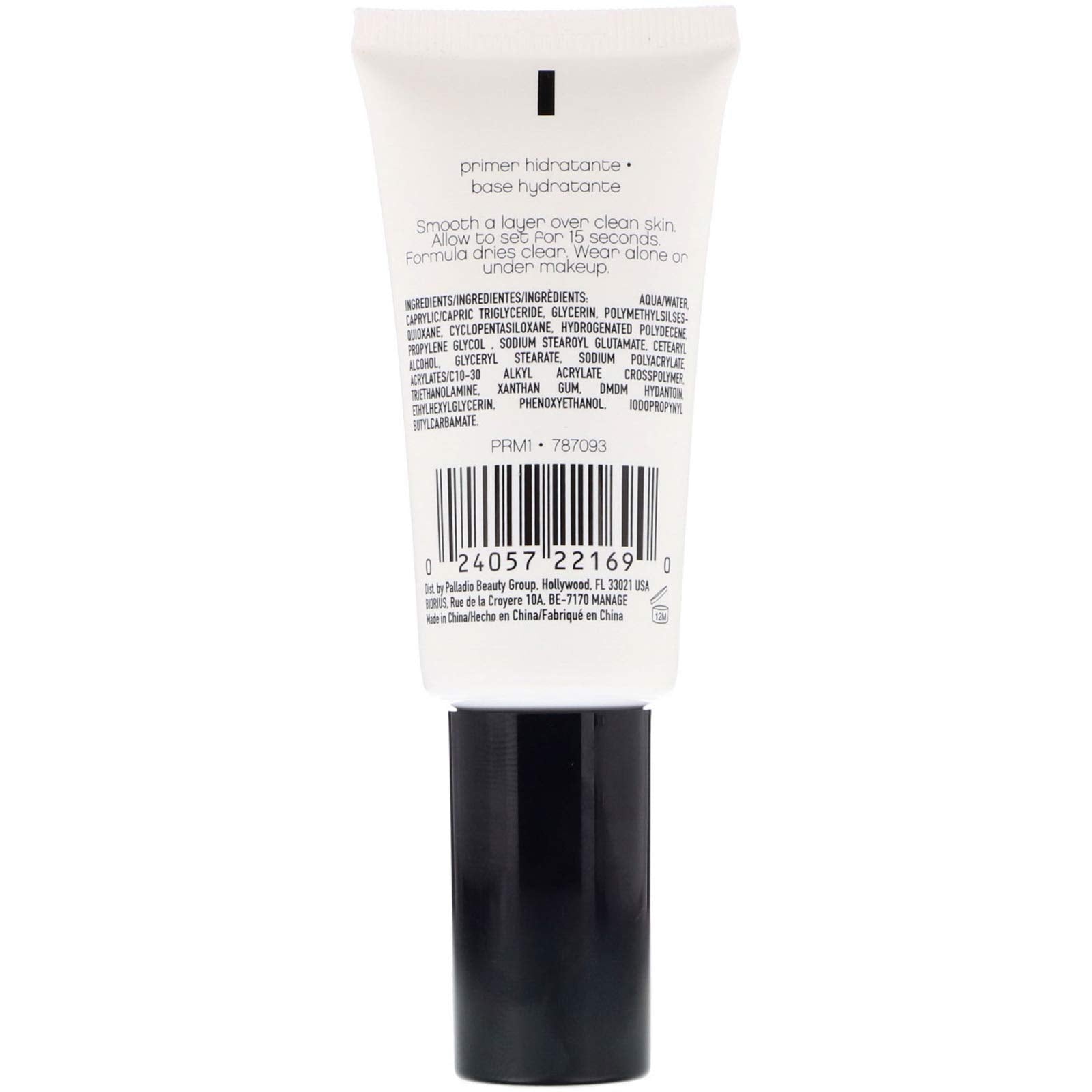 Palladio Ultra Hydration Primer, Fills in Fine Lines and Pores, Formulated with Coconut Oil, Non Greasy Finish, Fast Absorbing