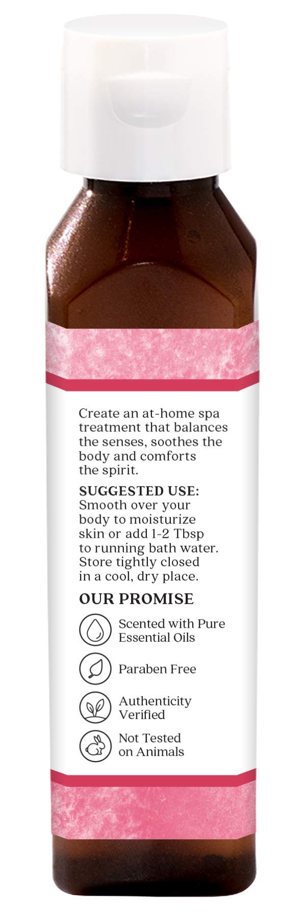 Aura Cacia Body Oil, Comforting Geranium, 4 Fluid Ounce