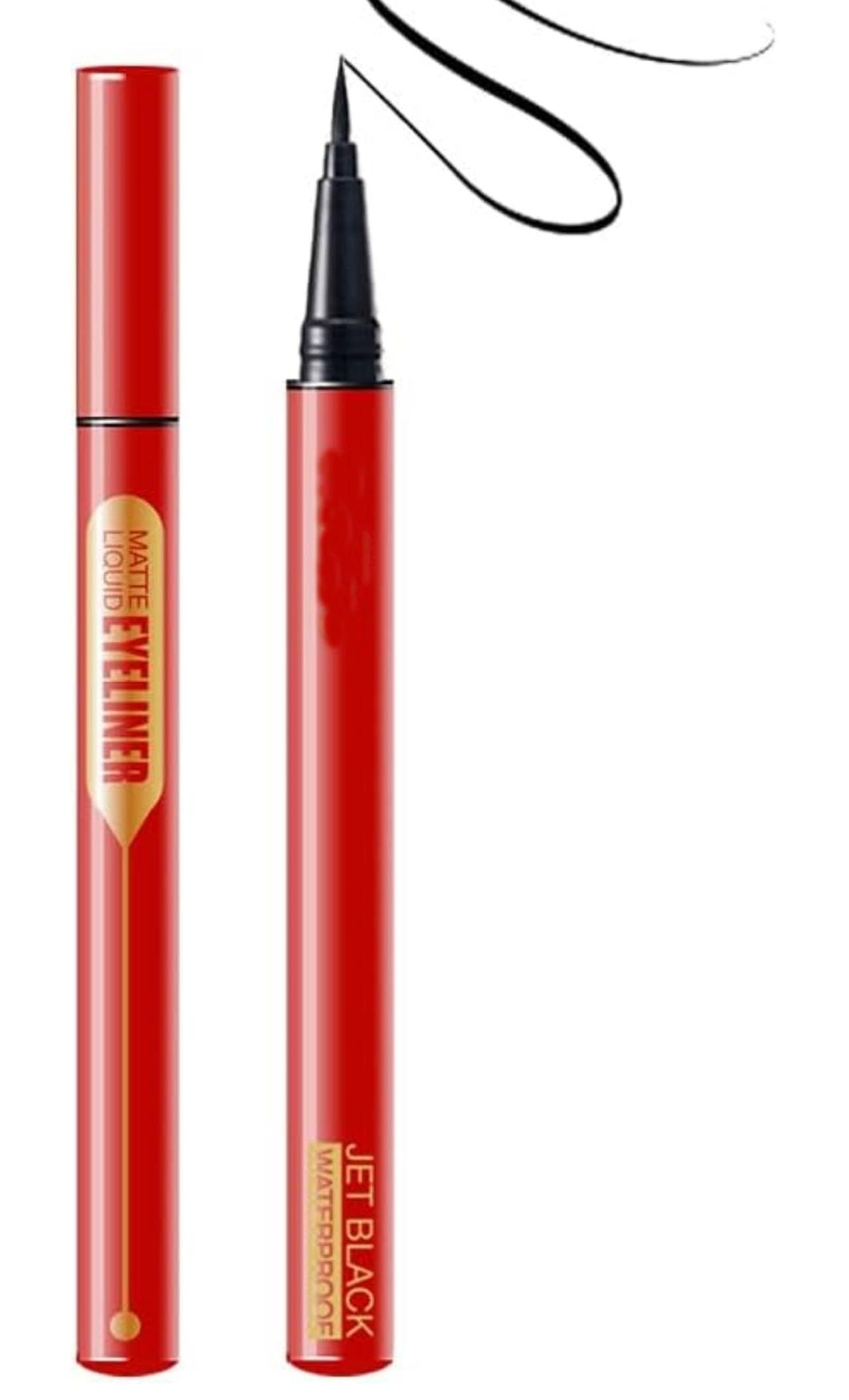 Heeva Creation Long Lasting Waterproof Liquid Black Matte Eyeliner.1 Piece.