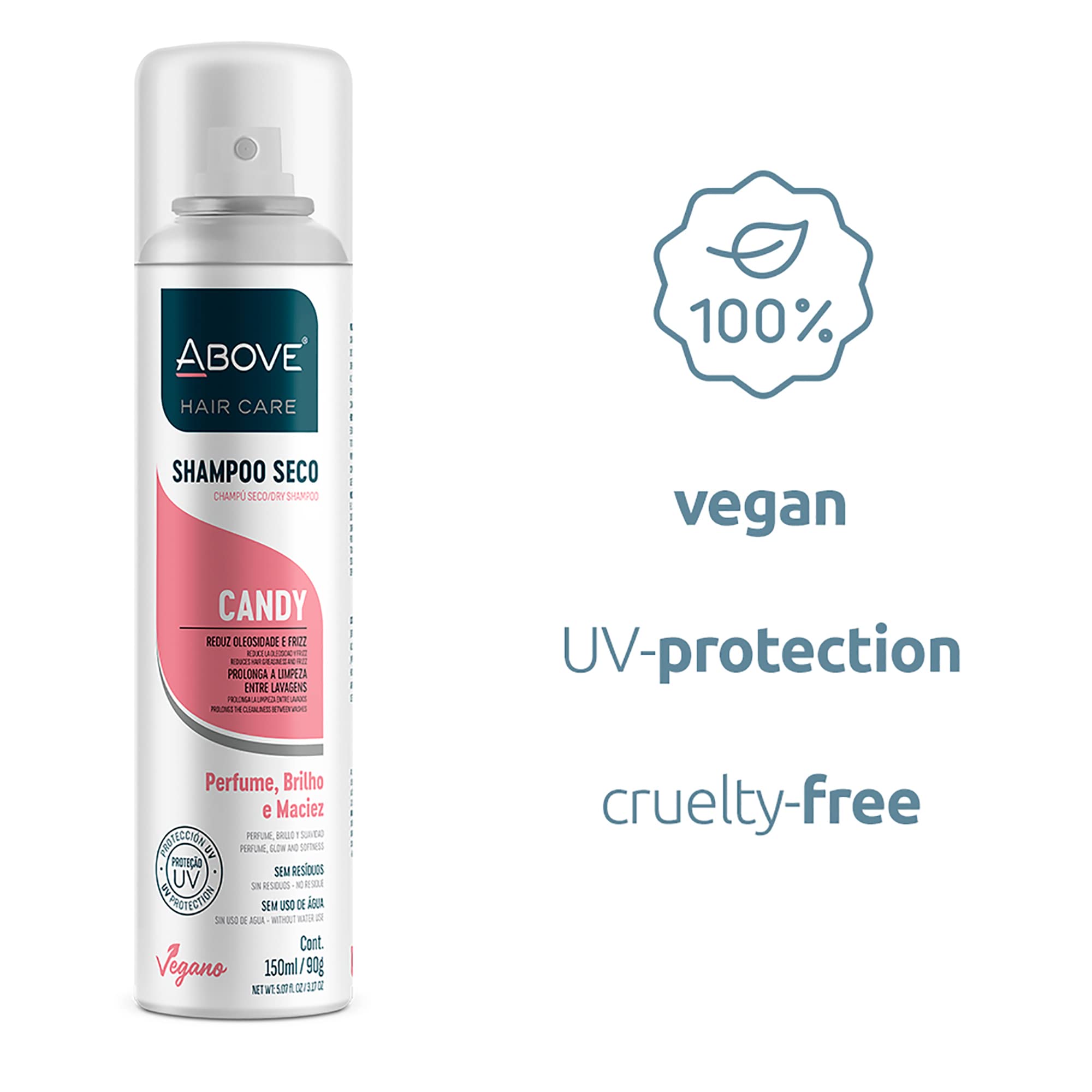 Above Candy - Dry Shampoo - Absorbs Excess Oil Between Washes - Gives Softness And Shine To Your Strands - Does Not Leave Residu