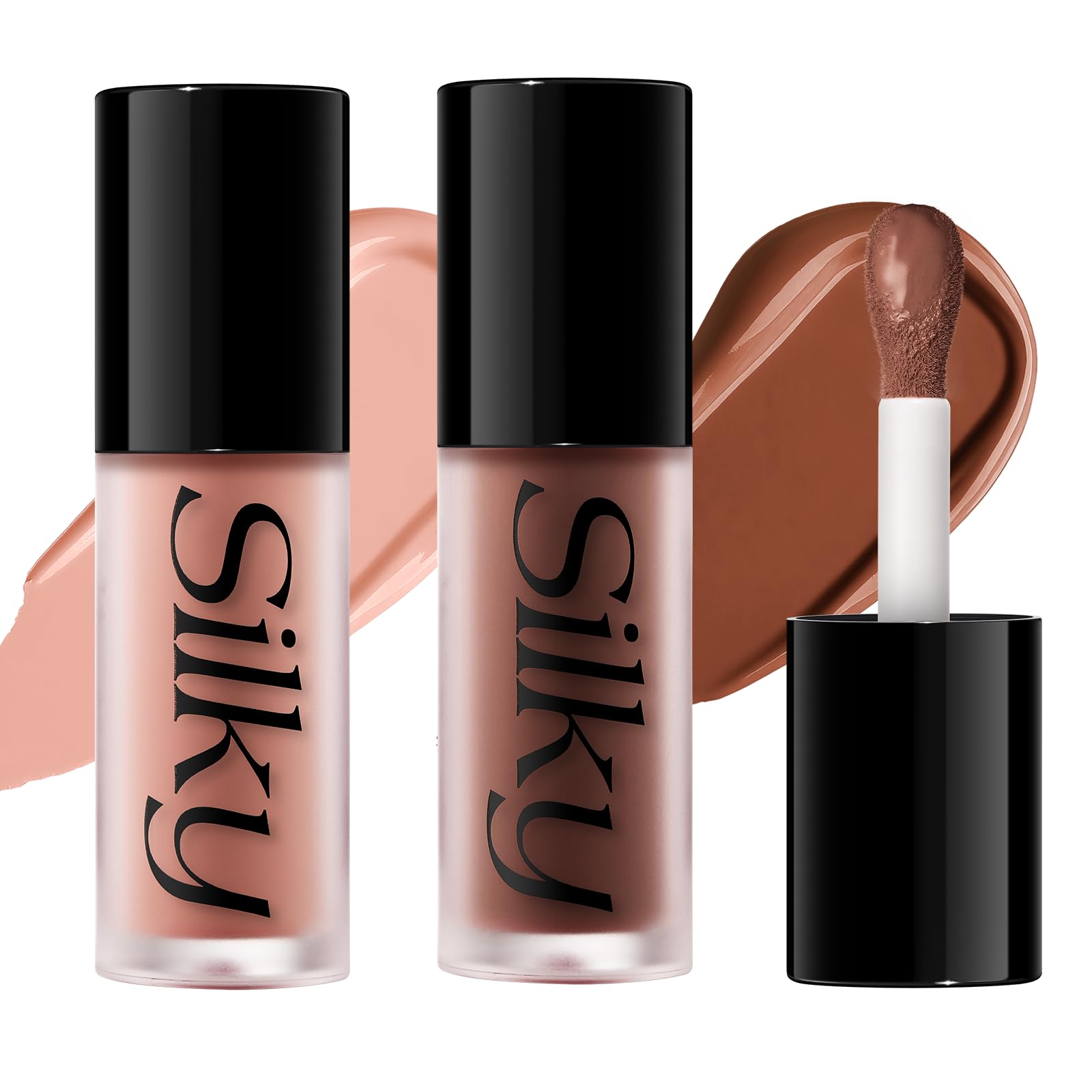 Jolilab Liquid Blush Contour Face Concealer Contouring Highlighter Cream Finish Lip Cheek Duo Long Lasting High Pigment Lightwei