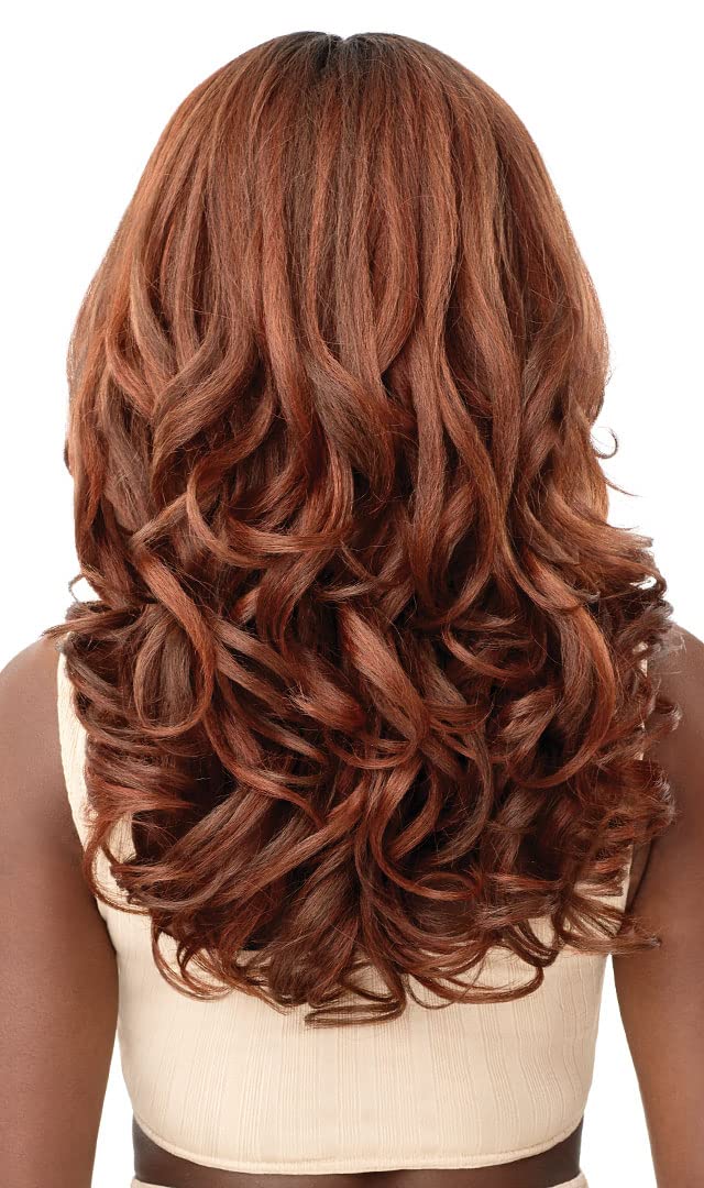 Outre Wigpop Synthetic Full Wig - Jasmiyah (Color:1 Jet Black)