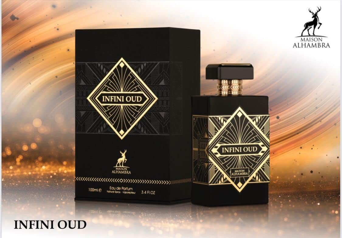 Maison Alhambra Infini Oud for Unisex - 3.4 oz EDP Spray