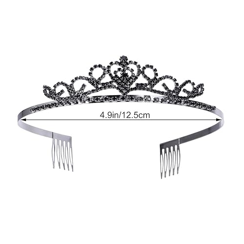 Bridal Tiara - Wedding Bridal Crown Rhinestone Hair Barrettes - Masquerade - 1st Choice