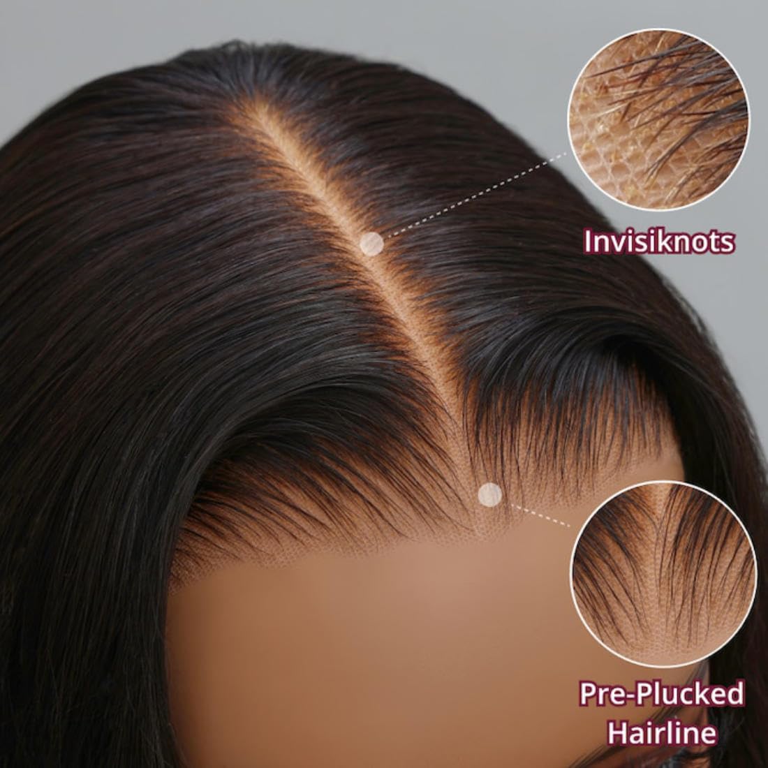 Beauty Forever Wear And Go Glueless Bob Wig 7X5 Bye Bye Knots Pre-Cut Lace Closure Wig,Straight Bob Human Hair Wigs Ready Wear W