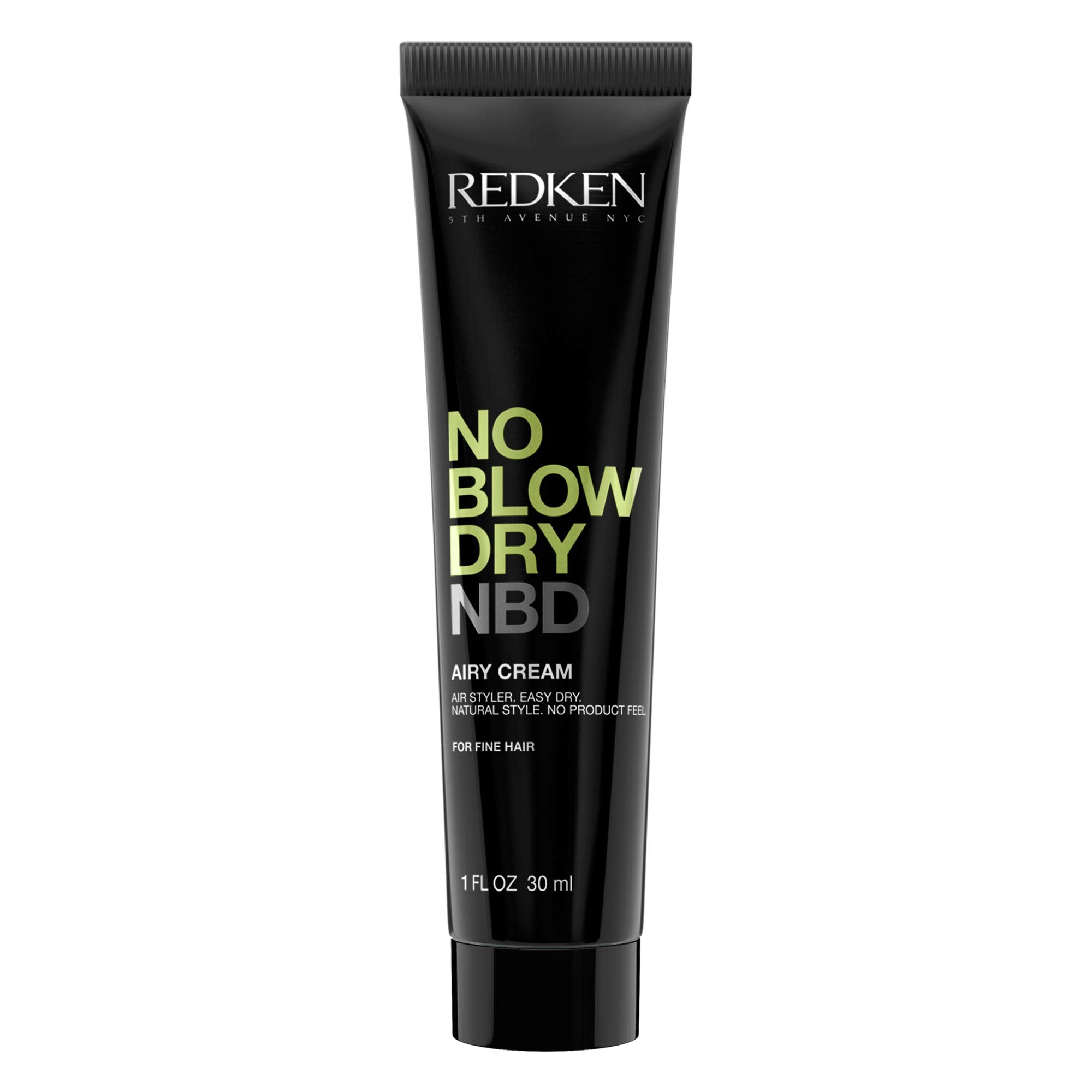 Redken No Blow Dry Airy Cream | For Fine, Thin Hair | Lightweight Air Dry Styler Enhances Hairs Natural Style | 5 Fl Oz
