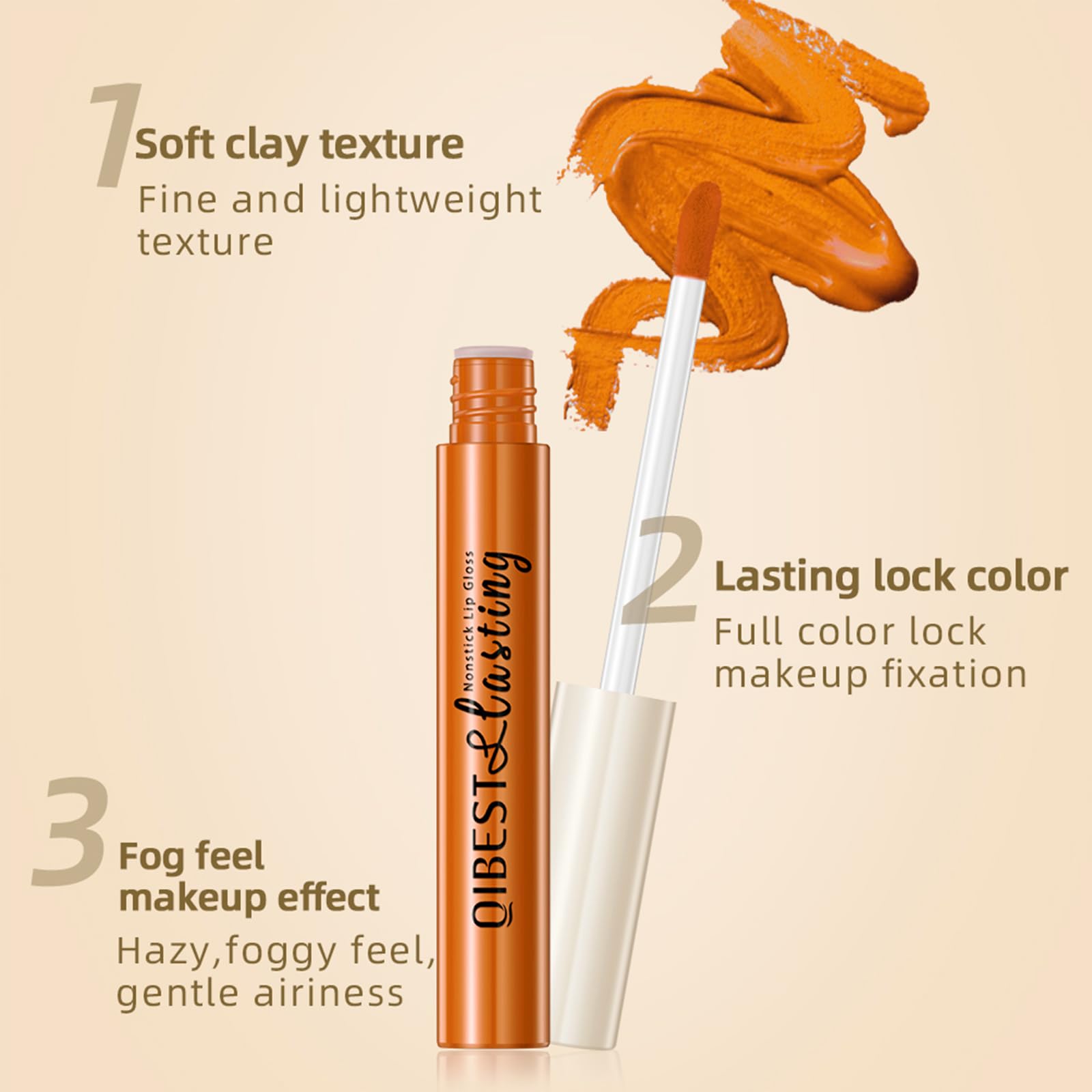 Qibest Goth Black & Bold Lipstick For Halloween Makeup, Matte Liquid Lipstick For Girls & Women, 24 Hours Long Lasting Waterproo