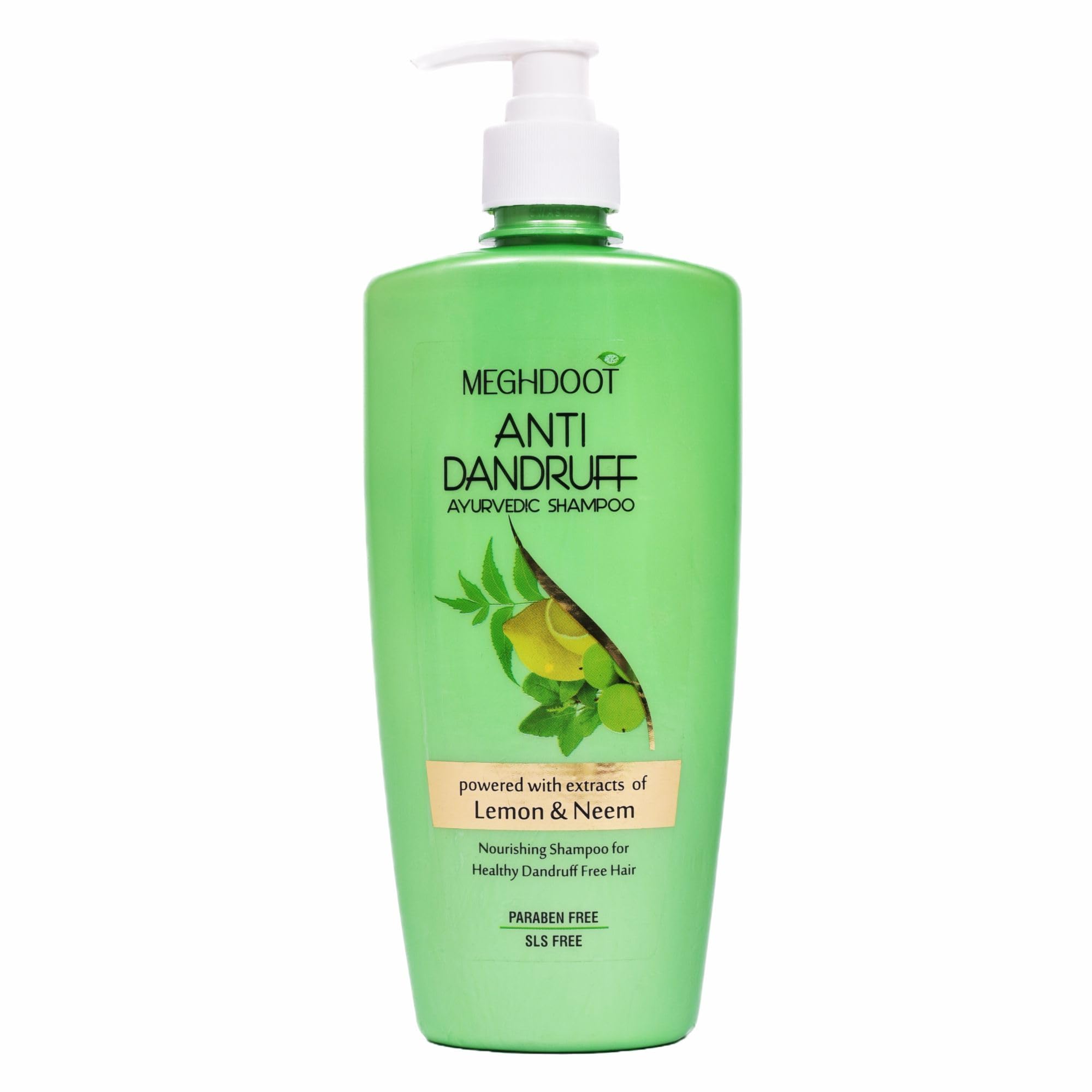 Meghdoot Ayurvedic Anti Dandruff Shampoo Enriched With Extracts Of Lemon And Neem For Health Scalp Free My Lice, Oily Dandruff C