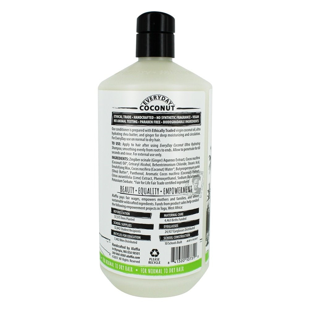 ALAFFIA Coconut Lime Conditioner, 32 FZ