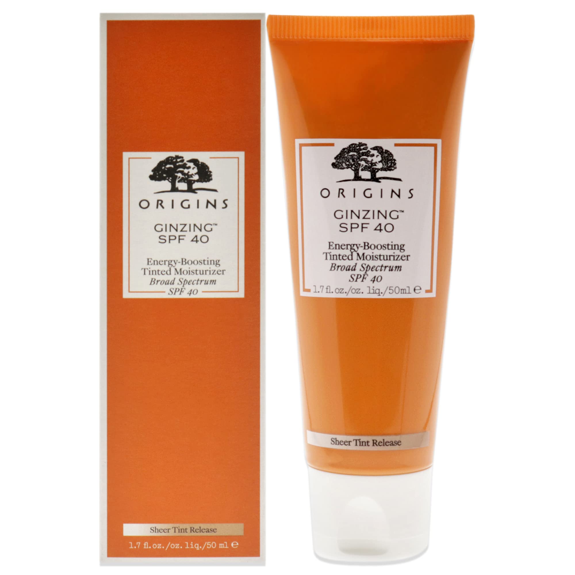 Origins Ginzing Spf 40 Energy-Boosting Tinted Moisturizer,1.7 Fl Oz (Pack Of 1)