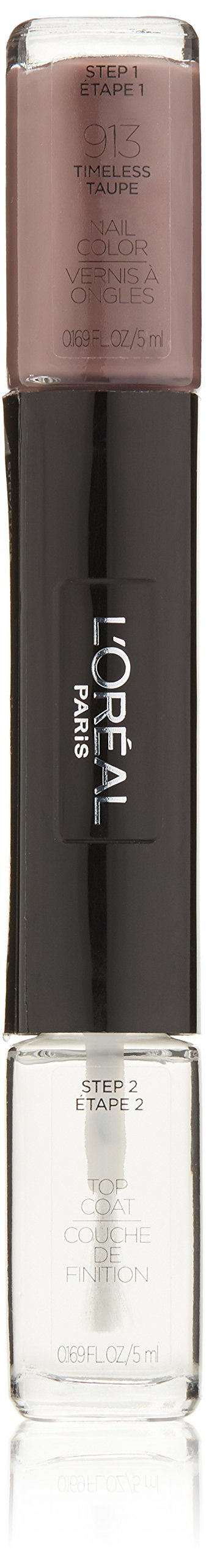 LOr  al Paris Cosmetics Infallible Nail, Timeless Taupe, 0.34 Fluid Ounce