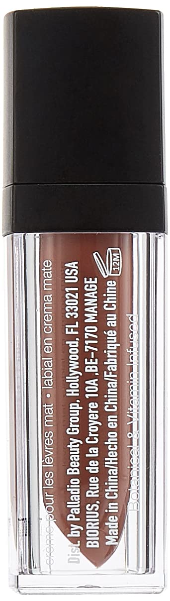 Palladio Velvet Matte Cream Lip Color, Chiffon