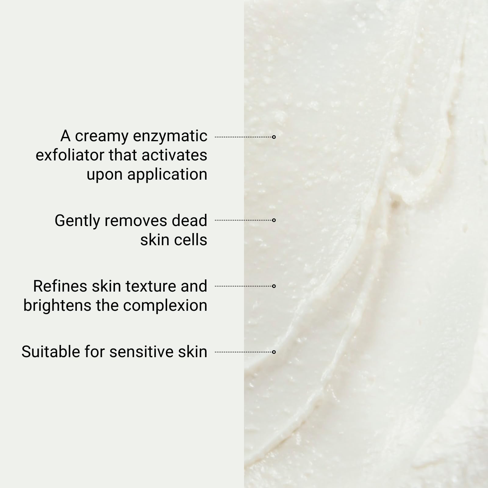 G.M. Collin Exfozyme Exfoliant | Gentle Facial Scrub For Sensitive And Dry Skin | Exfoliating Face Wash