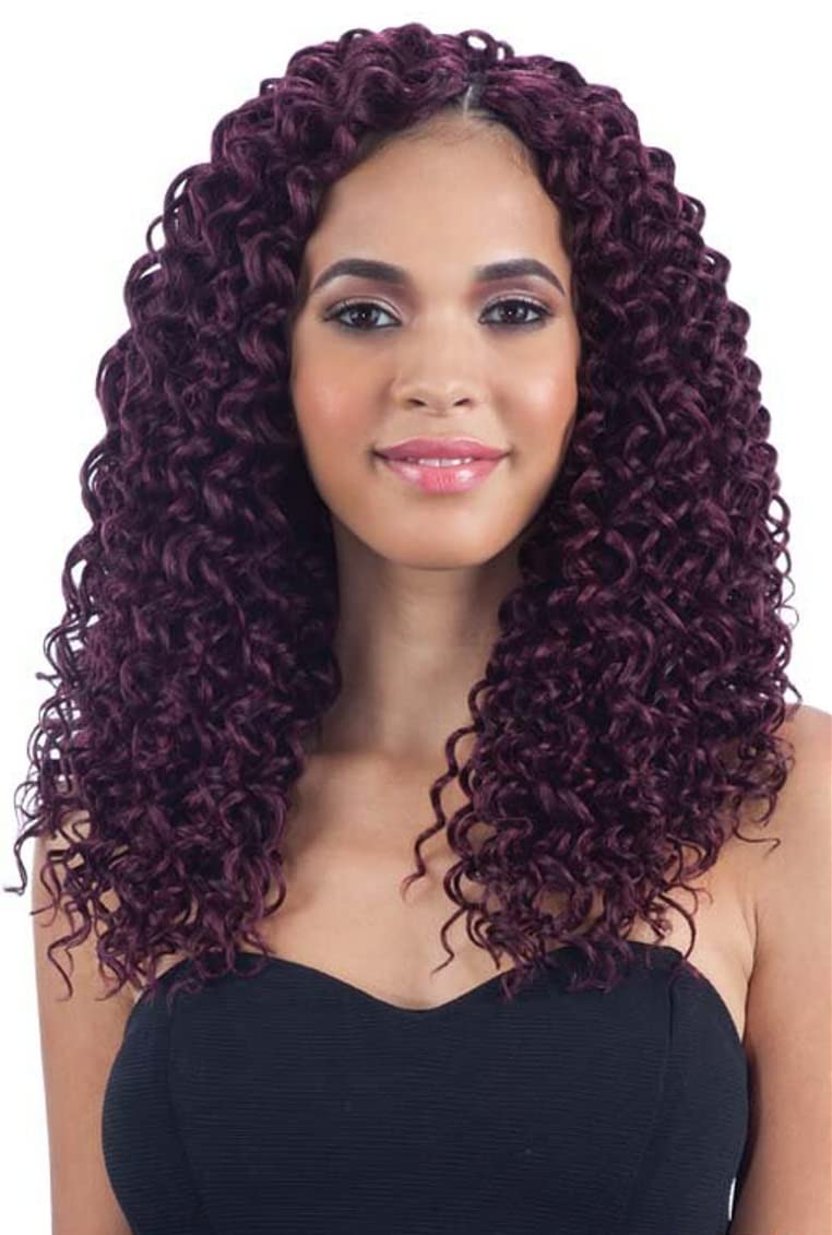 MULTI PACK DEALS! FreeTress Synthetic Hair Crochet Braids Beach Curl 12'' (4-PACK, OT27)