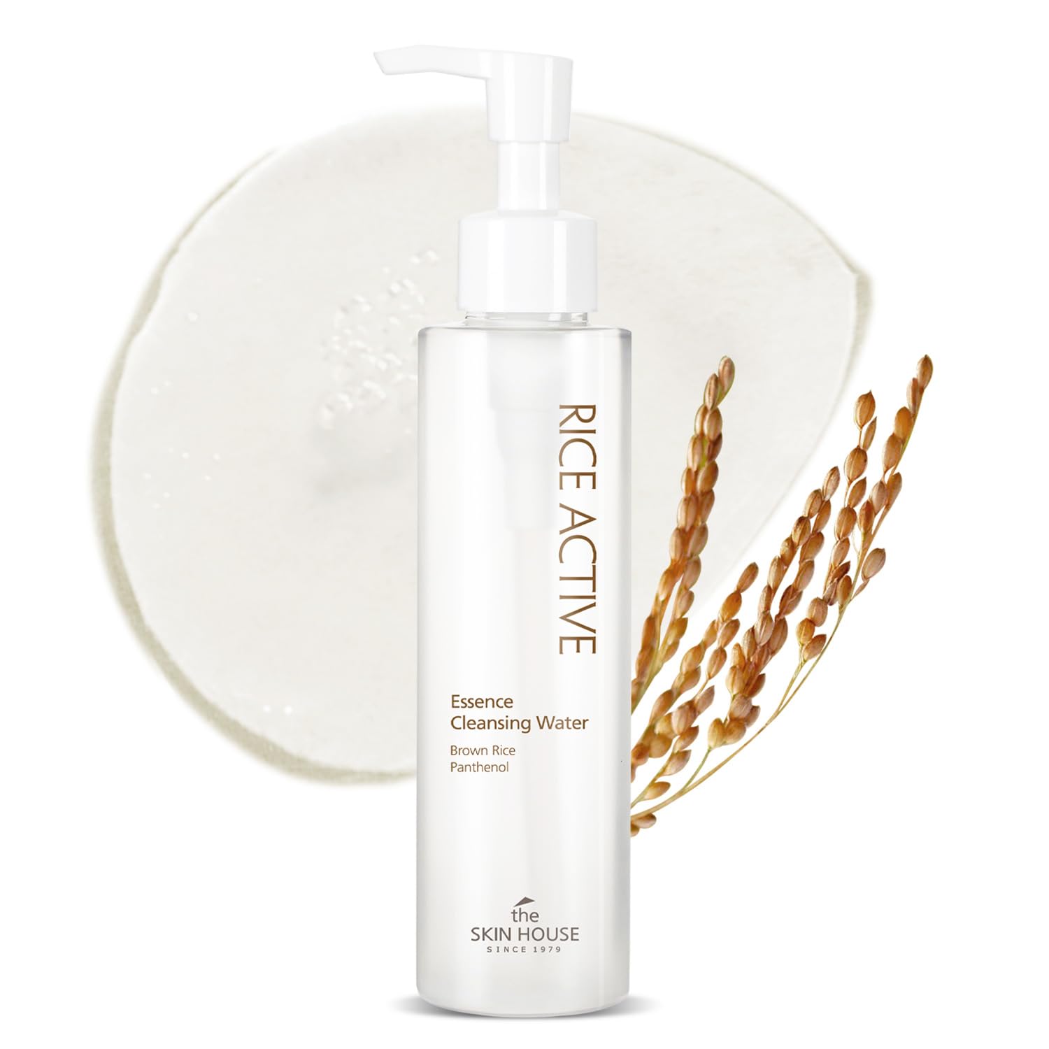 The Skin House Rice Essence Cleansing Water, All-In-1 Facial Cleanser+Toner+Essence, Mild Micellar Water, Rice Water Face Wash K