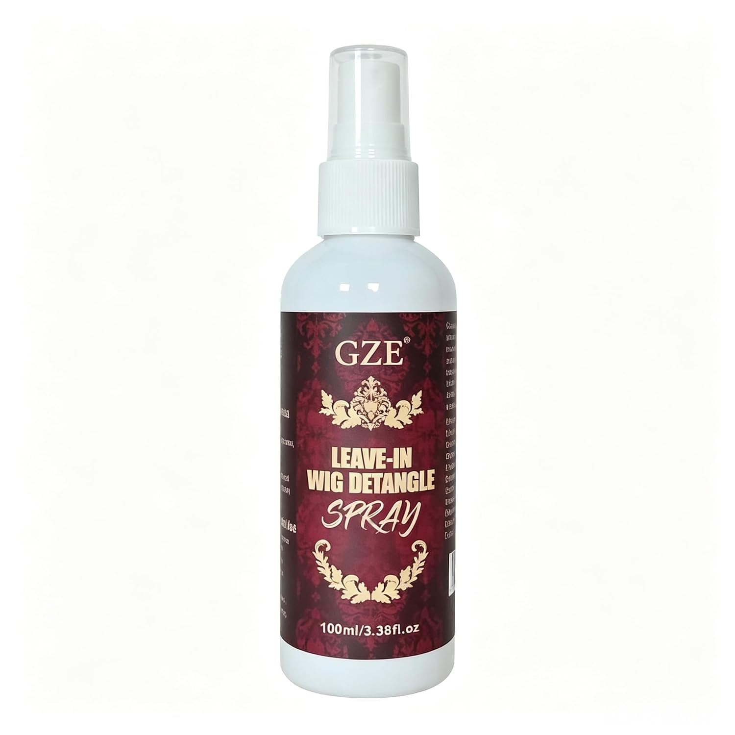 GZE Wig Spray for Synthetic Hair  Conditioner & Detangler  100ml/3.38oz, AntiFrizz with Keratin for Wigs & Extensions