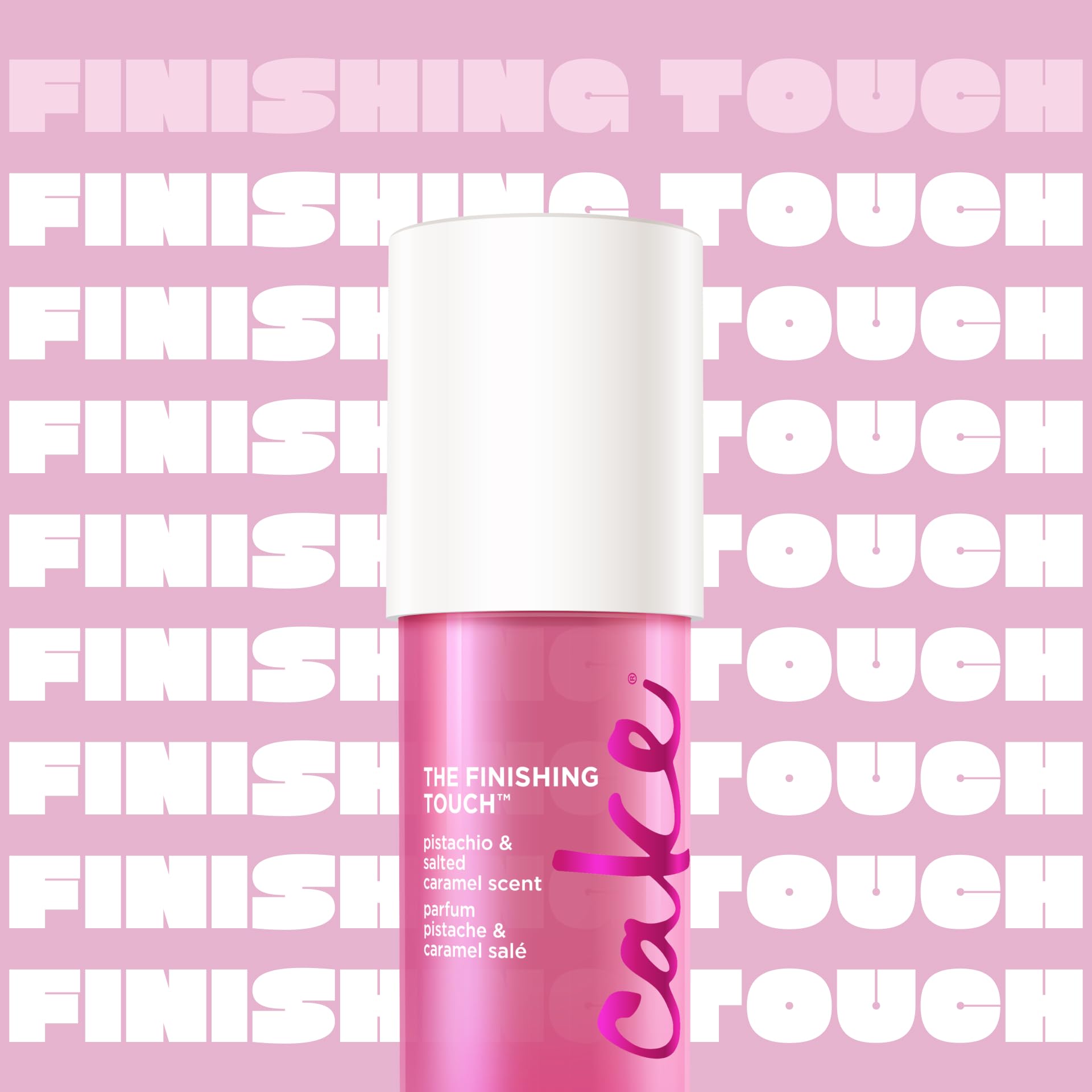Cake Beauty Hair & Body Mist, The Finishing Touch - Pistachio & Salted Caramel Scent - Infused with Vitamin E & Argan Oil - For