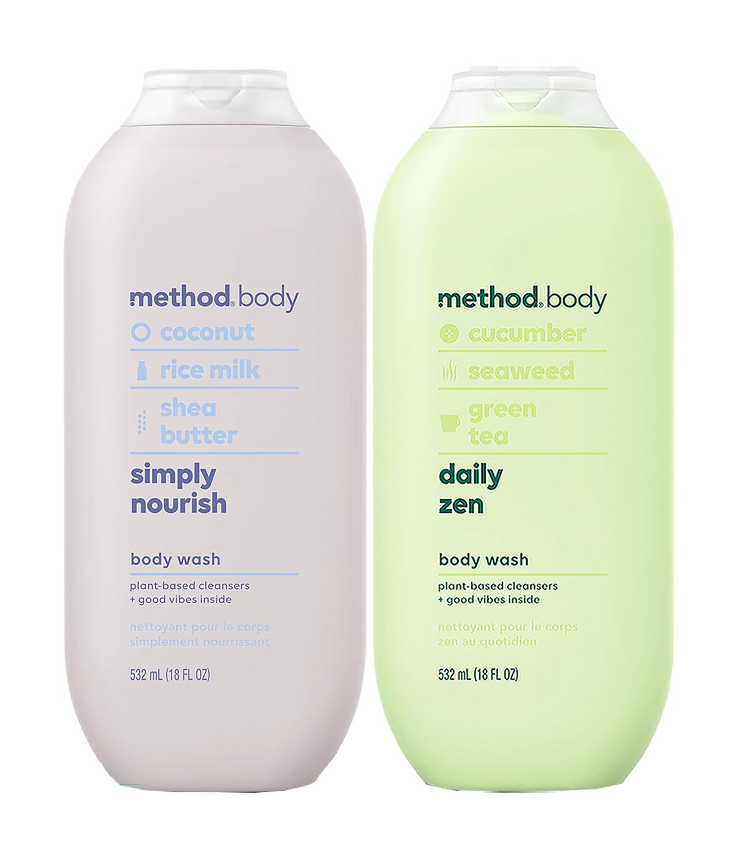 Method Body Wash Variety Pack (Simply Nourish + Daily Zen)