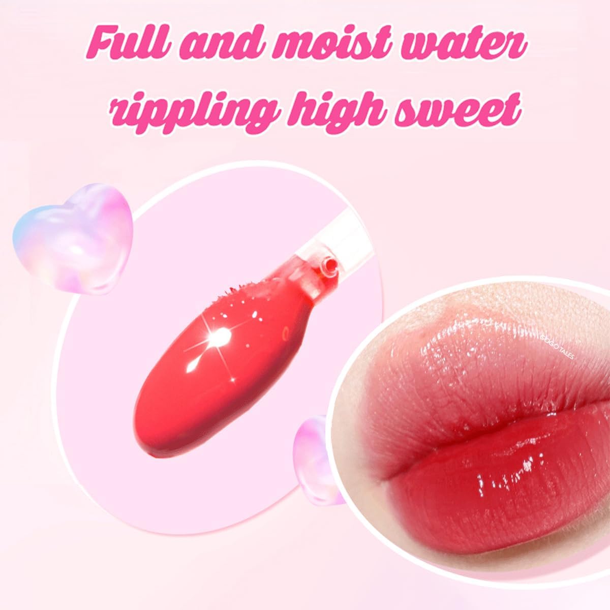 6 Color Lip Oil, Big Brush Head Hydrating Lip Glow Oil, Shiny Transparent Tinted Plumping Lip Oil, Nourishing & Non-Sticky Long