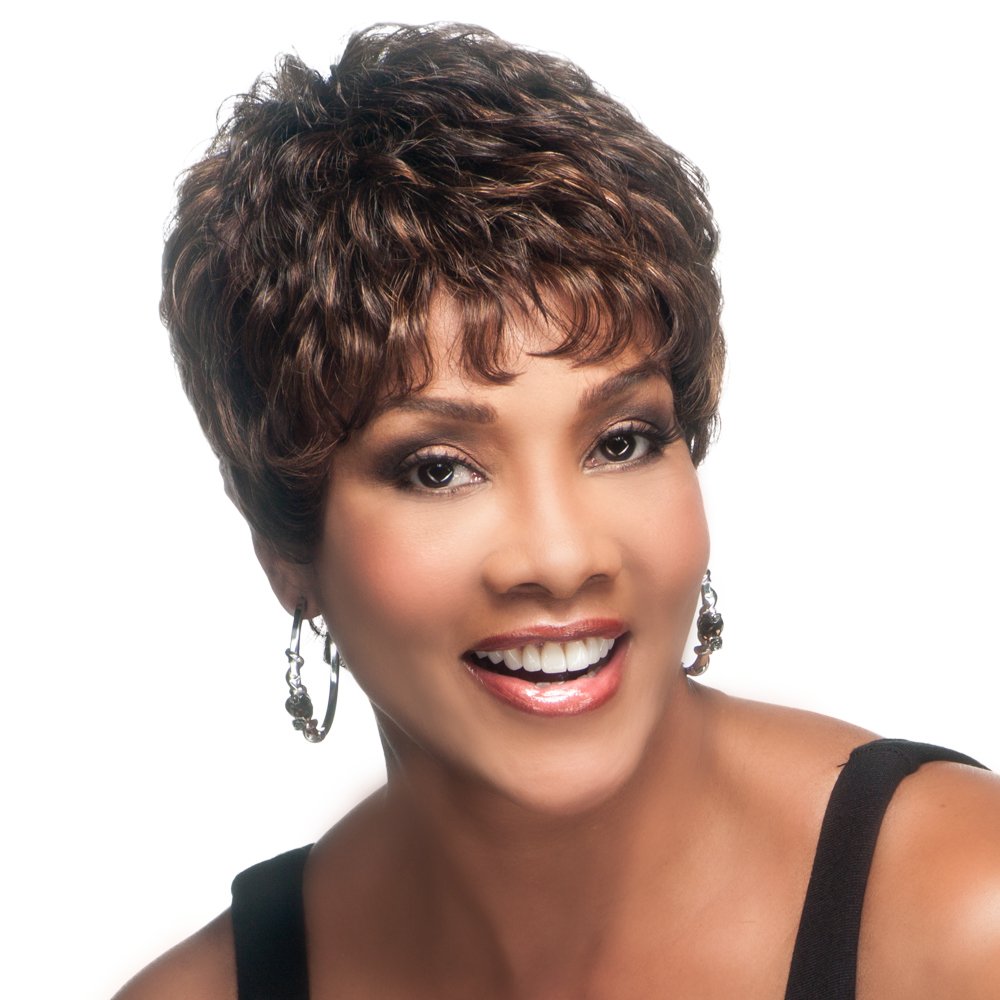 Vivica A. Fox H222-V Premium Human Hair, PS Cap Wig in Color FS430