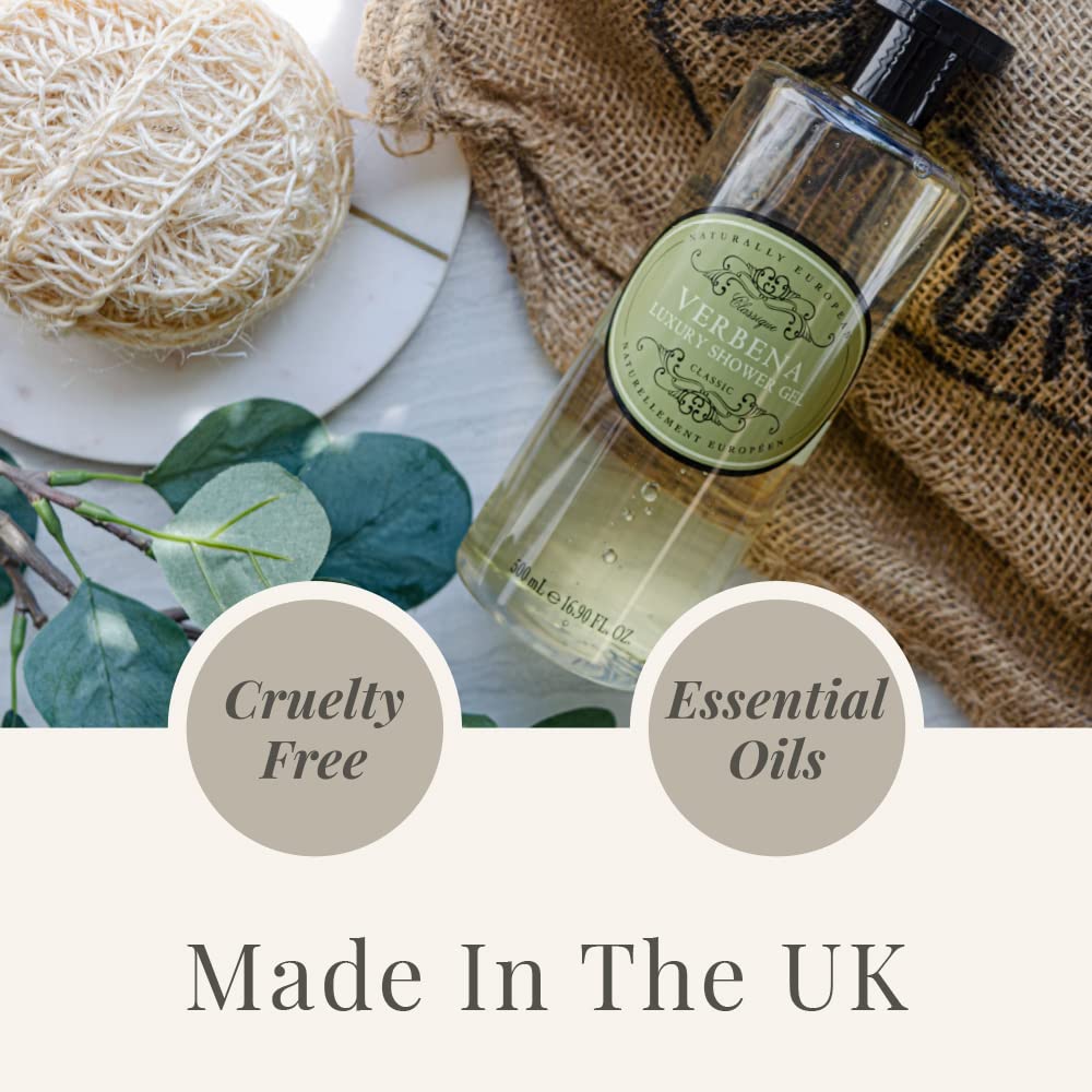 Naturally European - Luxury Shower Gel - Verbena - 500 Ml / 17 Fl Oz