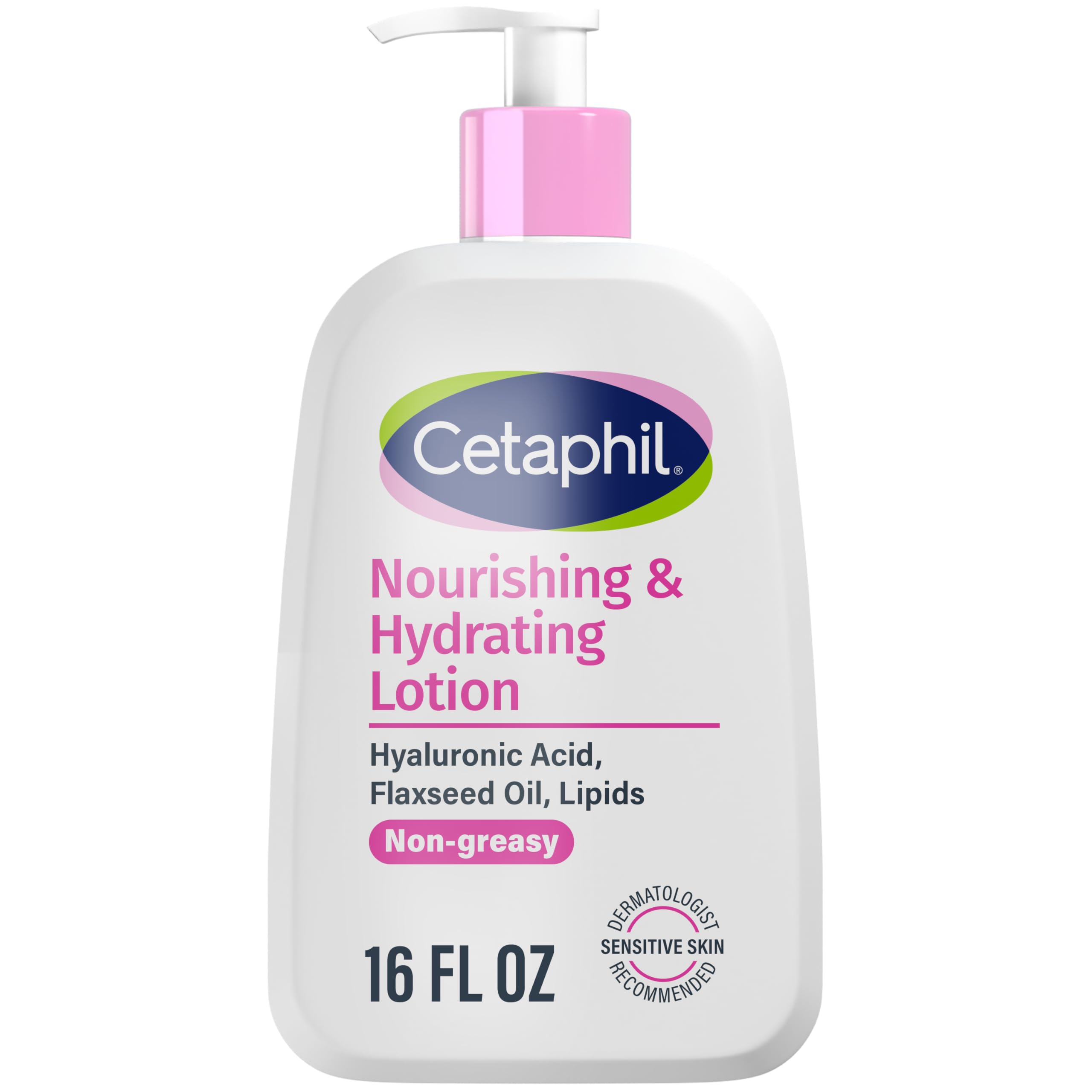 Cetaphil Nourishing Body Lotion, Hyaluronic Acid, Dry Skin, 16oz