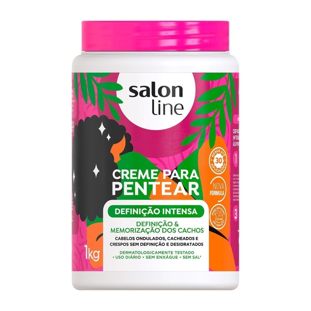 Linha Tratamento (Creme Para Pentear) Salon Line - Definicao Intensa 1000 Gr - (Salon Line Treatment (Combing Cream) Collection