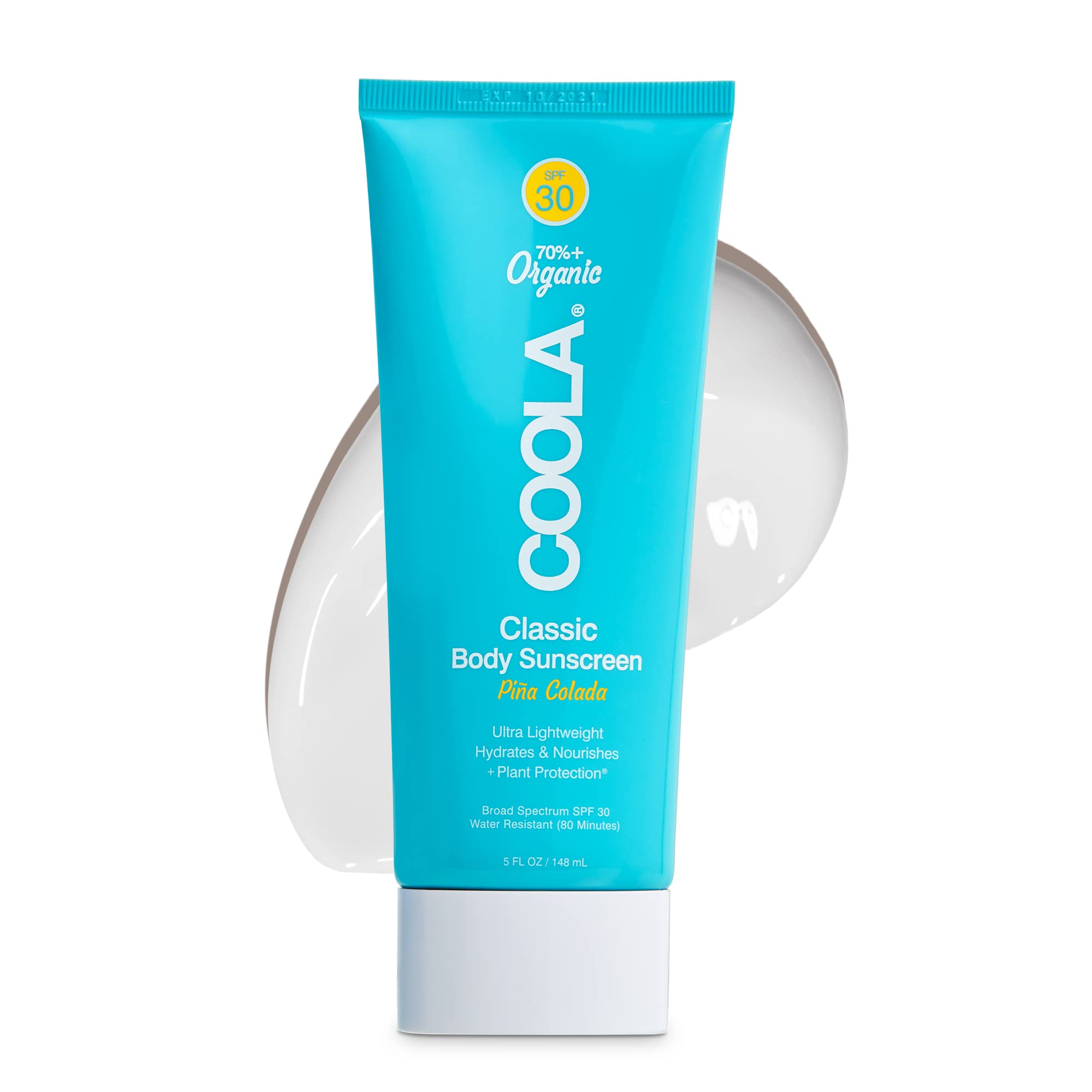 Coola Organic Sunscreen Spf 30 Sunblock Body Lotion, Dermatologist Tested Skin Care For Daily Protection, Vegan And Gluten Free,