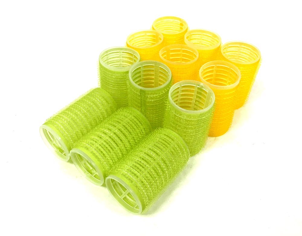 Self Hair Grip Curlers Rollers Pro Salon Hairdressing (Large)