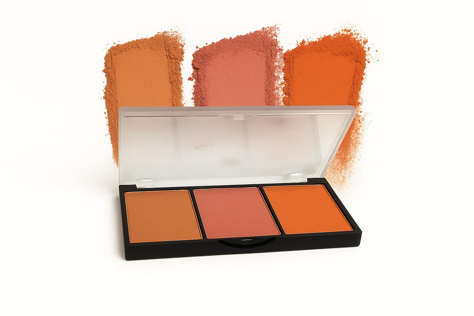 Megaga Usa Cheeky Trio Bronzer, Blusher & Highlighter Powder Palette