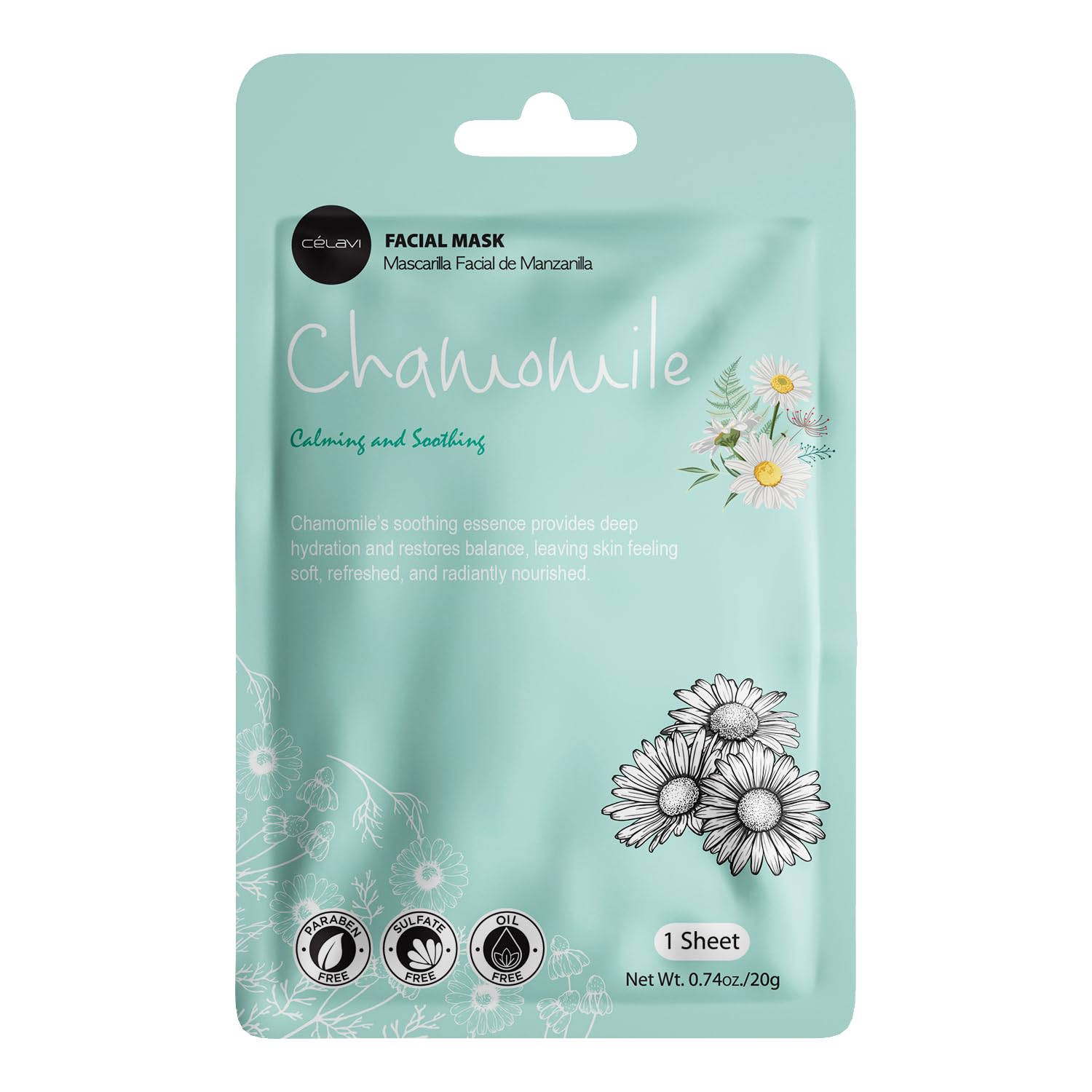 Celavi Essence Facial Face Mask K-Beauty Skincare Korea Skin Care Moisturizing (2 Of Each) B Set