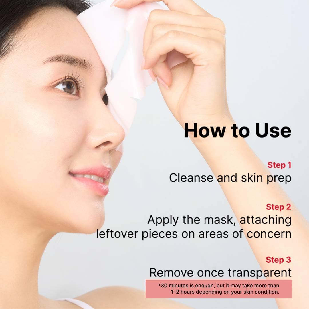 Round Lab Camellia Collagen Mask Net Wt. 34 G/1.19 Fl Oz 4Ea, 30Min Hydrogel Mask, Quick Hydration, Firming&Pore Minimizing, For