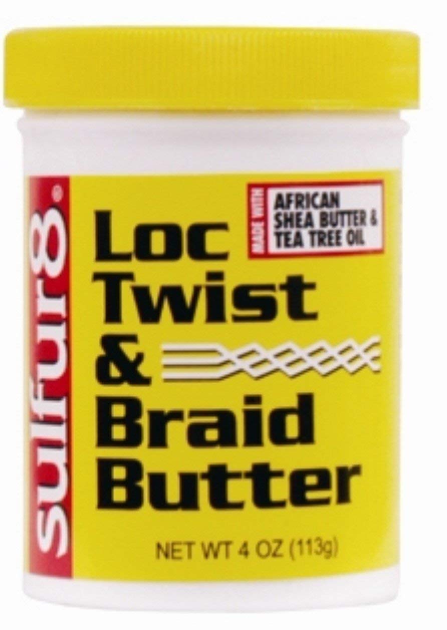 Sulfur8 Loc Twist & Braid Butter, 4 oz (Pack of 4)