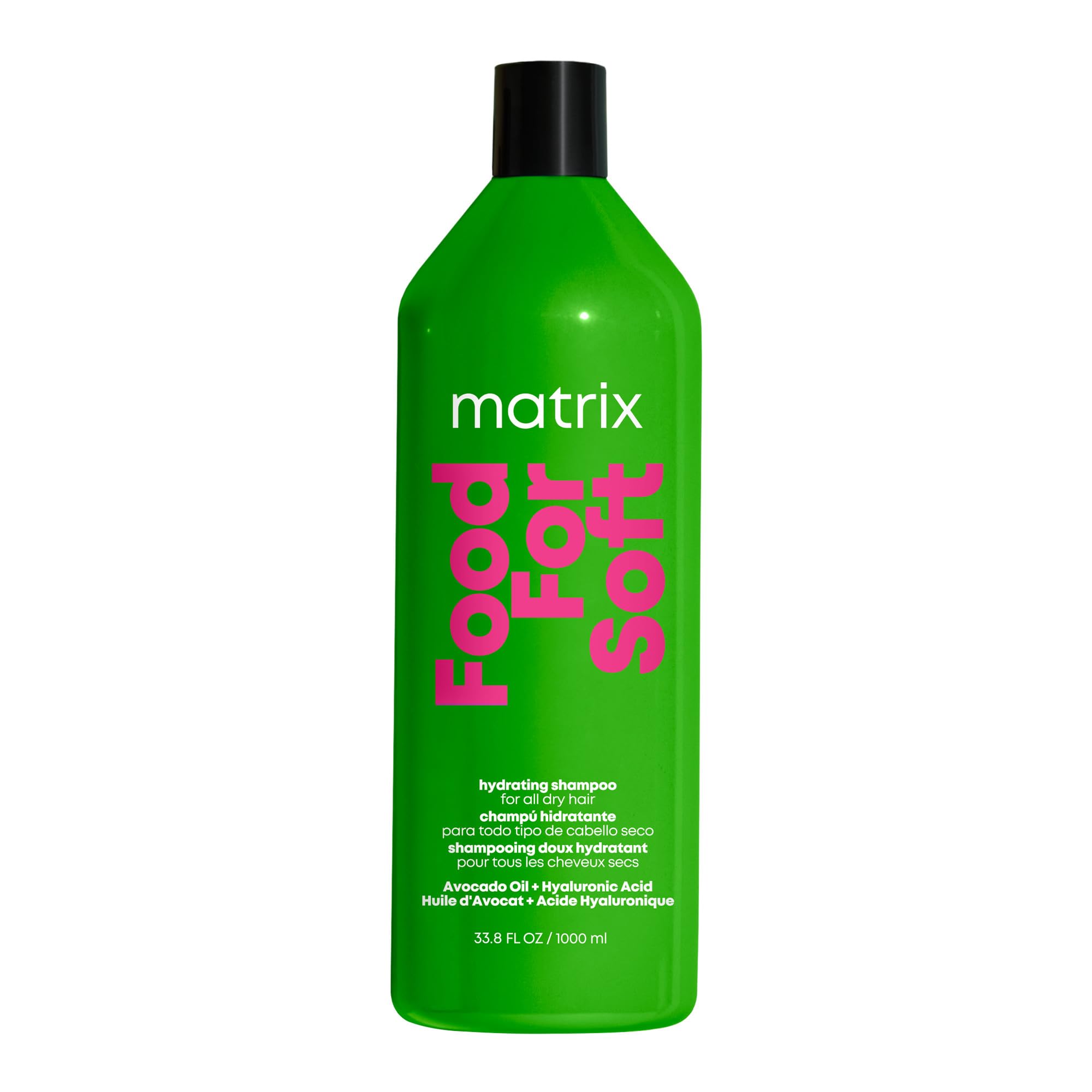 MATRIX Food For Soft Shampoo For Dry and Brittle Hair - Moisturizes and Hydrates, Softens and Smooths, With Avocado Oil & Hyalur