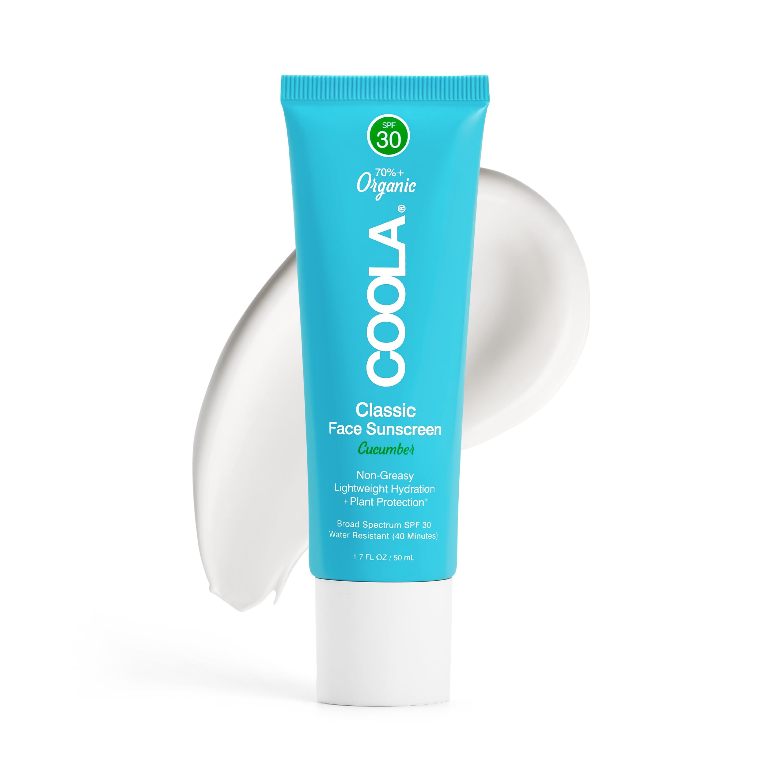 COOLA Organic Face Sunscreen SPF 30 Sunblock Lotion, Dermatologist Tested Skin Care for Daily Protection, Vegan and Gluten Free,