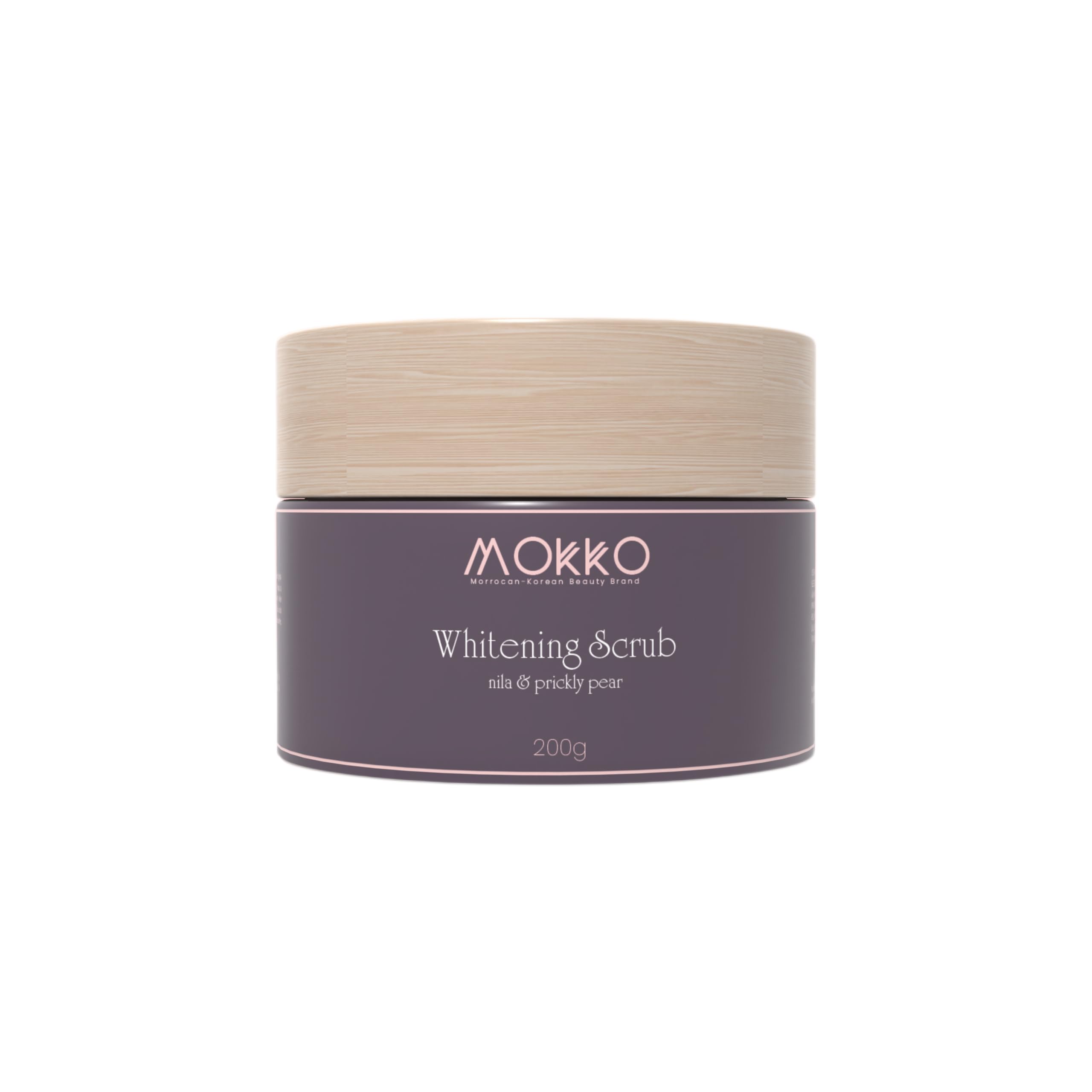 Mokko Active Nila Face Scrub with Prickly Pear Oil Brightening Exfoliator for Face | Reduces Dark Spots, Evens Skin Tone & Smoot