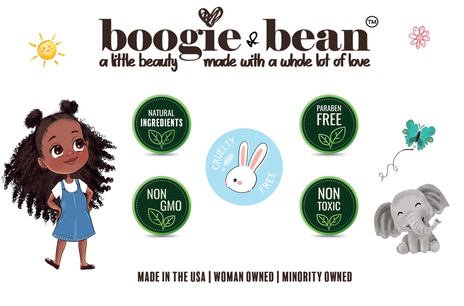 Natural Hair Growth Oil for Kids and Infants - Rosemary Oil for 4c Black Hair, Non-GMO