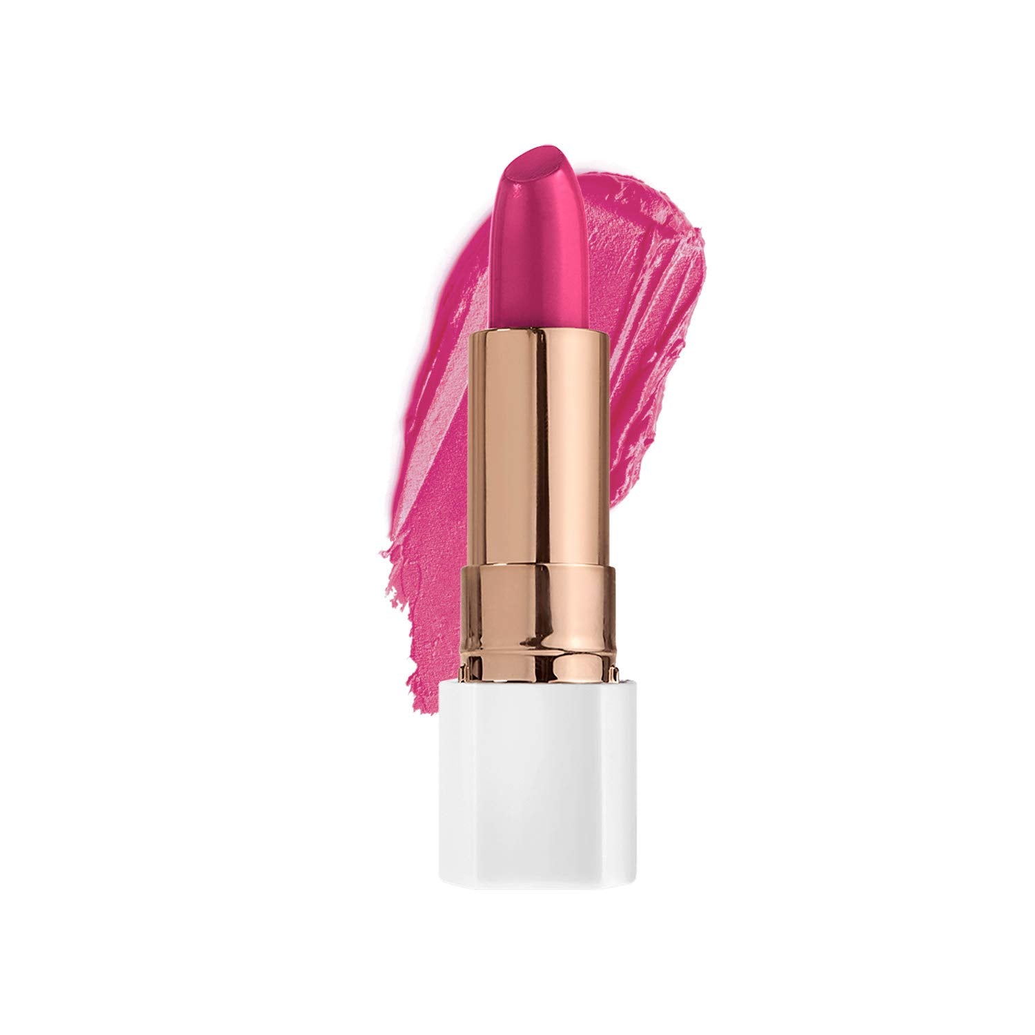 FLOWER BEAUTY By Drew Barrymore Petal Pout Lipstick - Nourishing + Highly Pigmented Lip Color - Infused with Antioxidants (Pink 
