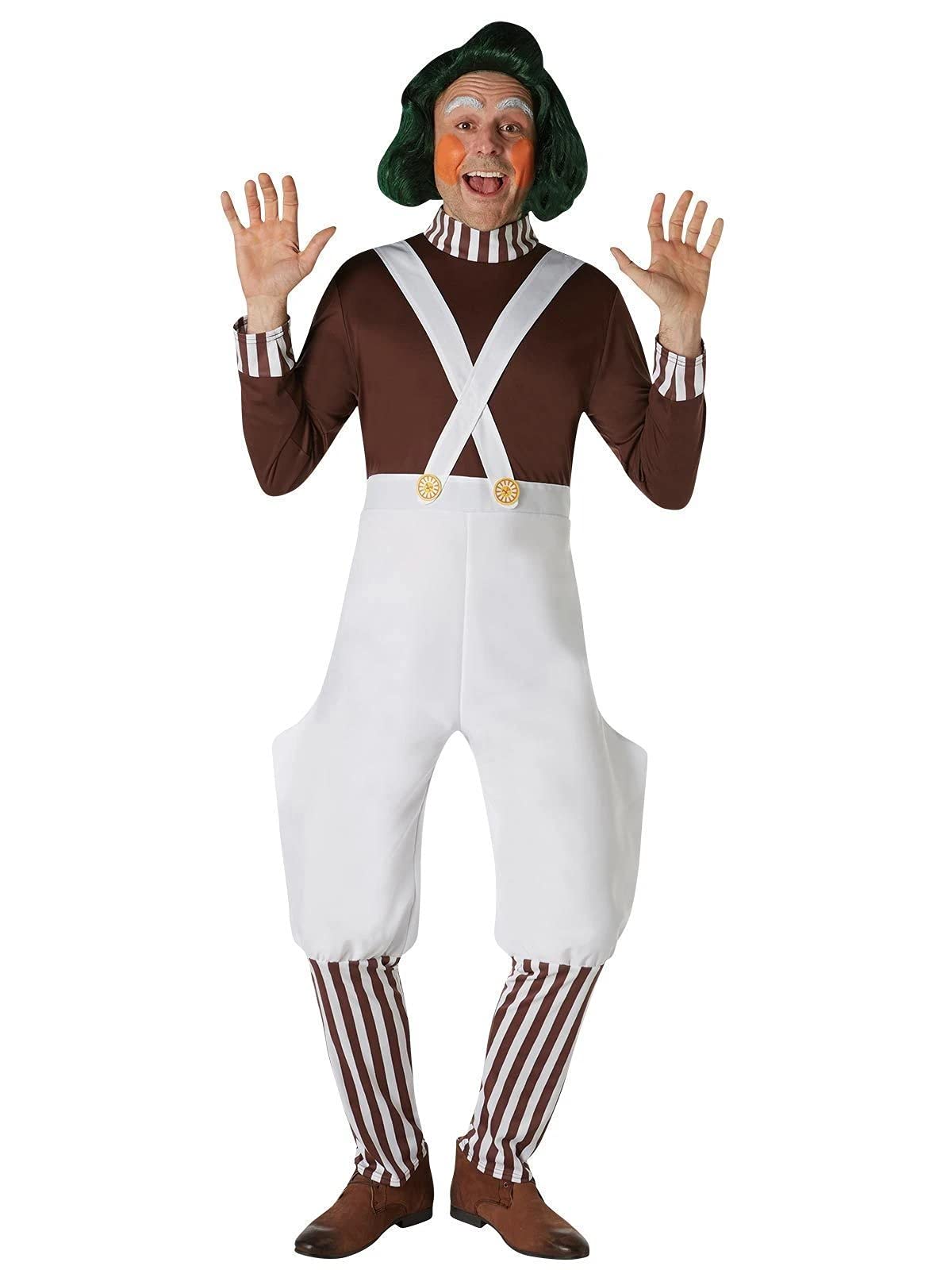 Rubie'S Womens Willy Wonka & The Chocolate Factory Oompa Loompa Costume Wig, As Shown, One Size Us