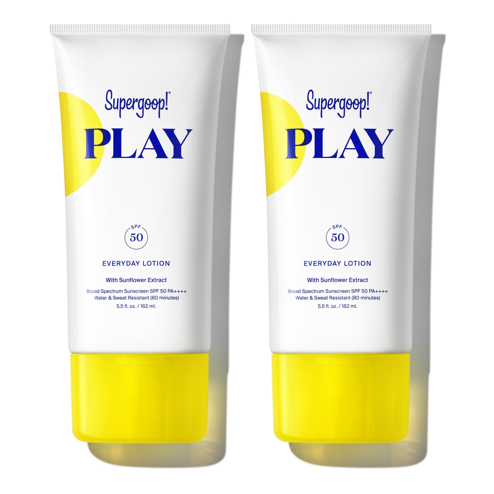 Supergoop! Play Everyday Lotion Spf 50-5.5 Fl Oz - 2 Pack - Broad Spectrum Body & Face Sunscreen For Sensitive Skin - Great For