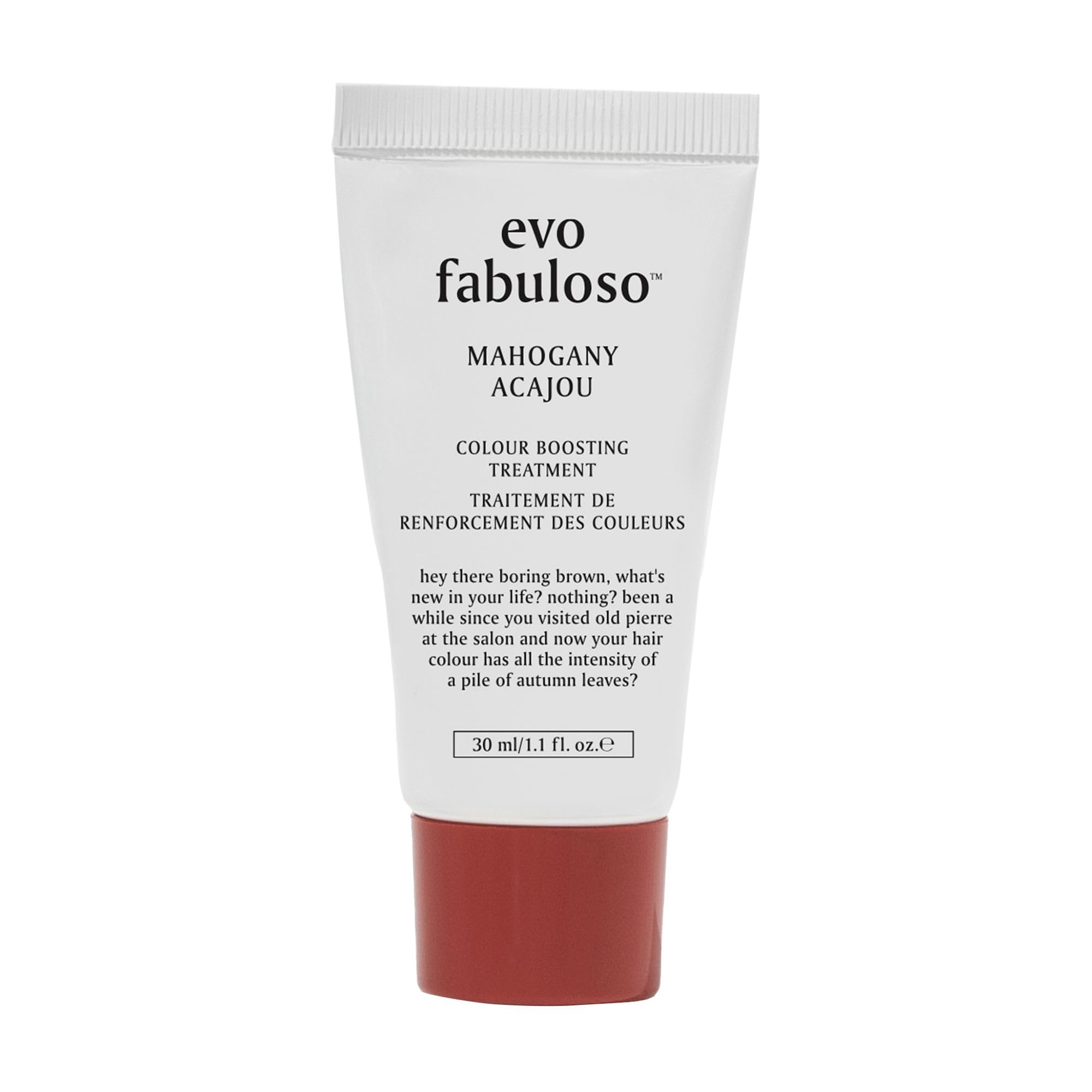 Evo Fabuloso - Mahogany Color Boosting Treatment - Color-Treated Hair Conditioner - Helps Maintain Color Depth, Tone & Shine - T
