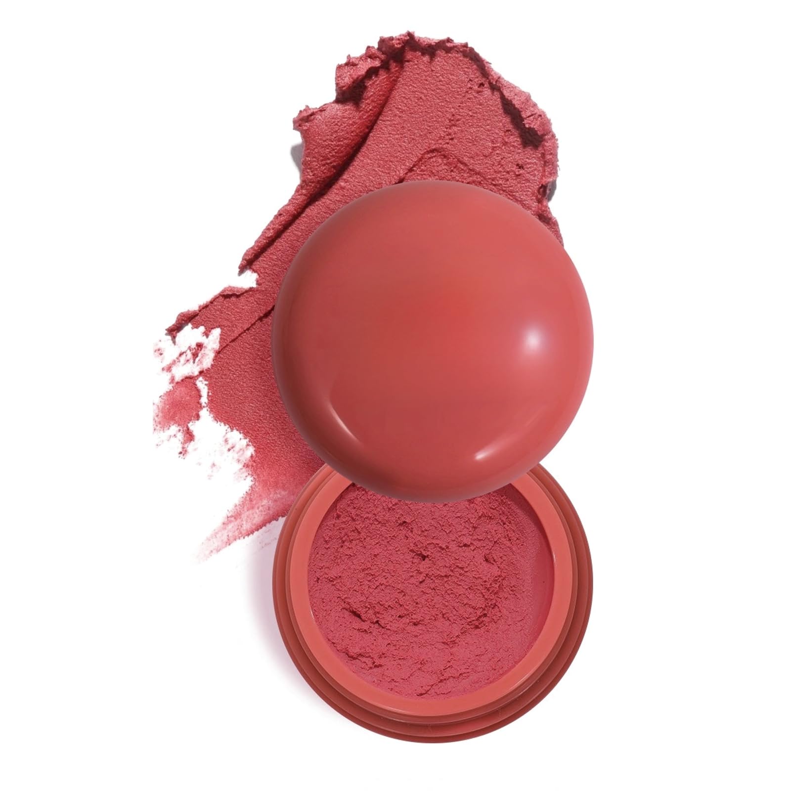 Matte Cream Blush Palette  Soft Matte Finish Cheek & Lip Color Palette, MultiUse Buildable Makeup Color, Portable Daily Cosmet