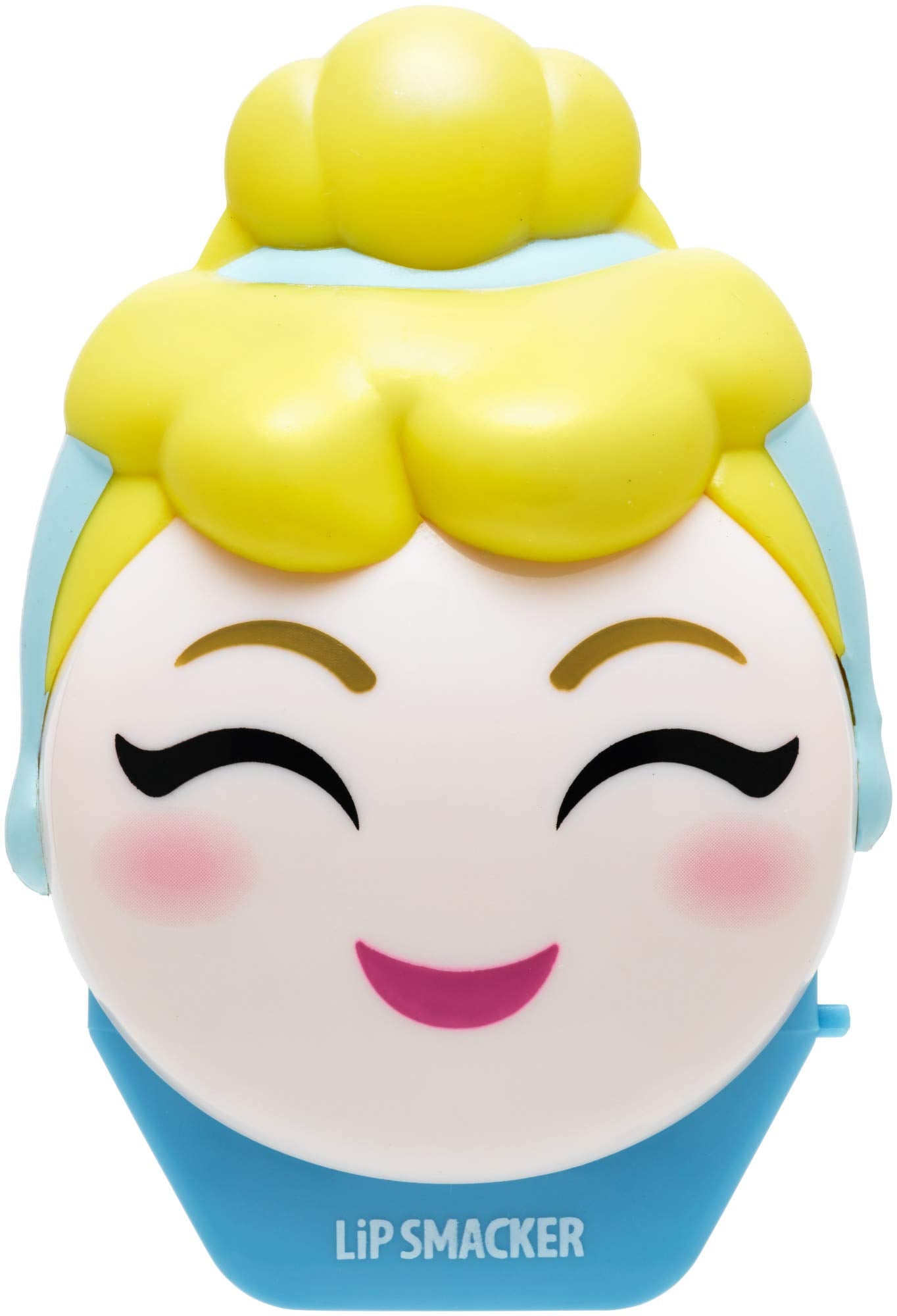 Lip Smacker Disney Cinderella Emoji Lip Balm Flavored, Bibbity Bobbity Berry, Clear, For Kids
