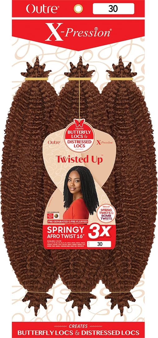 Outre X-Pression Synthetic Braid - 3X SPRINGY AFRO TWIST 16 (30)