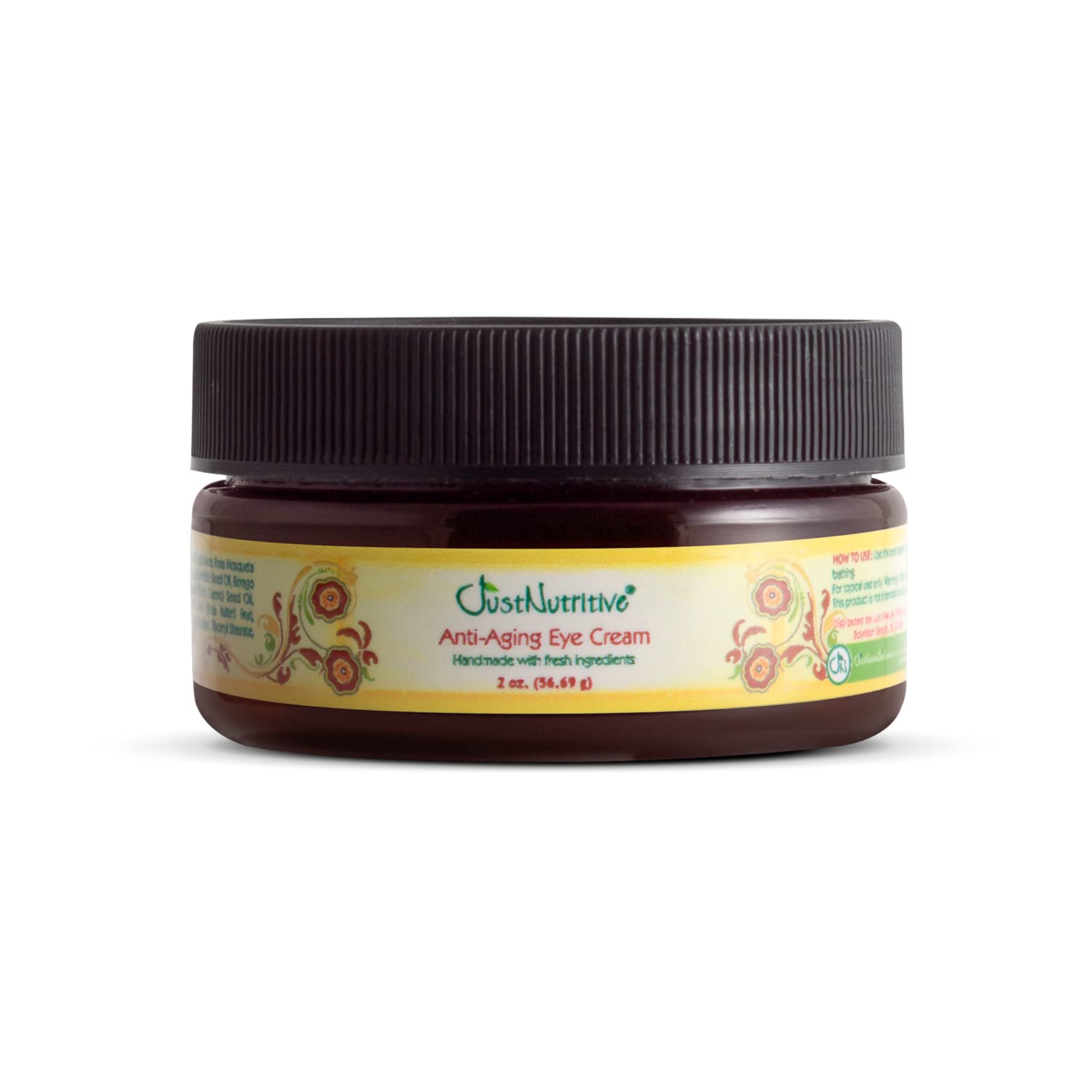 Just Nutritive Anti-Aging Eye Cream | Nutritive Ingredients | Under Eye Wrinkle Treatment | Crows Feet Eye Cream | Best Anti Agi