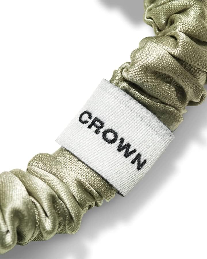 Crown Affair - The Scrunchie No. 001 - A 3-Pack Of Small, 100% Silk Scrunchies For Everyday Protection-And Fun