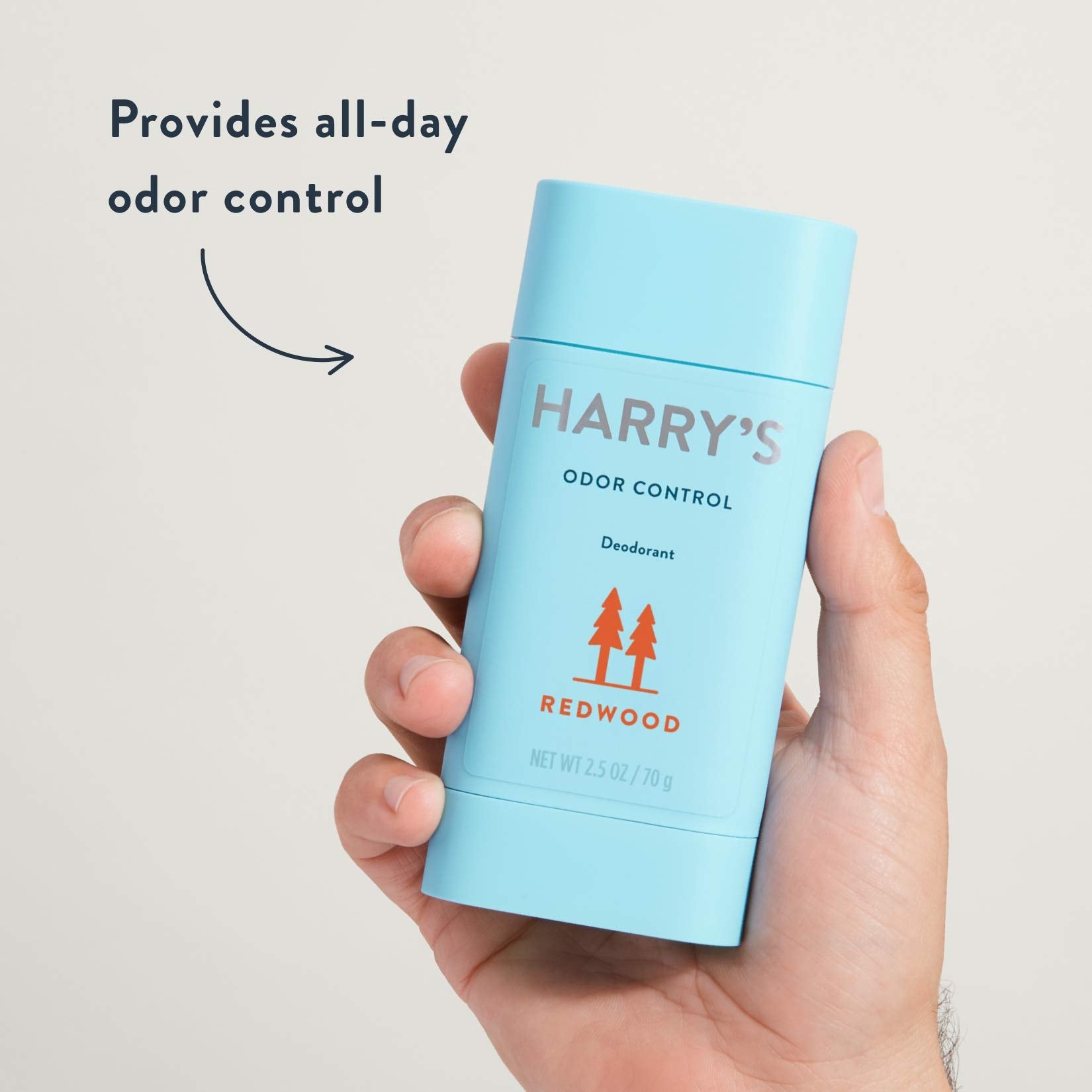 Harry's Men's Deodorant - Odor Control Deodorant - Aluminum-Free - Redwood (3 Count)