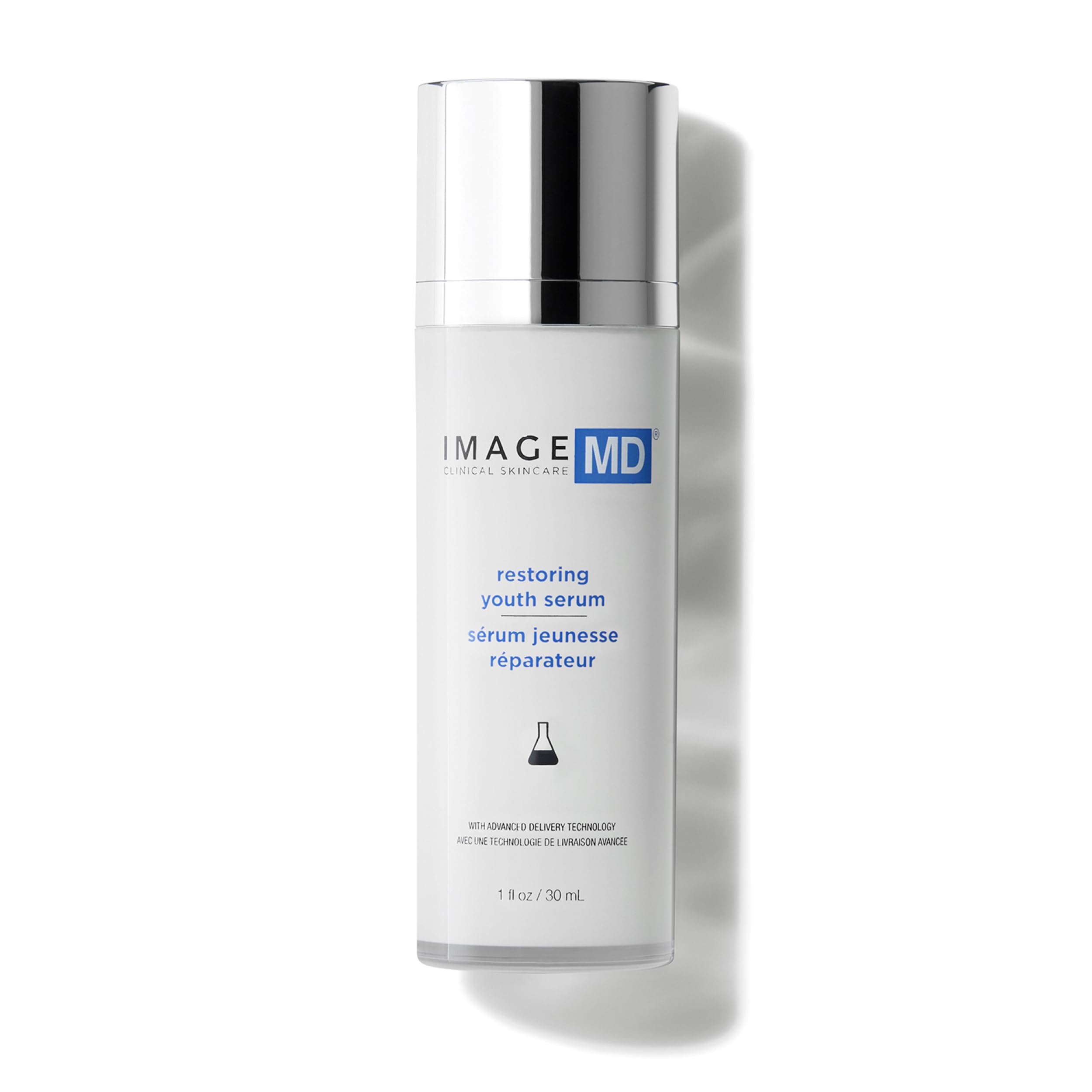 IMAGE Skincare MD Restoring Youth Face Serum, with Vitamin C and Hyaluronic Acid, 1 Fl Oz