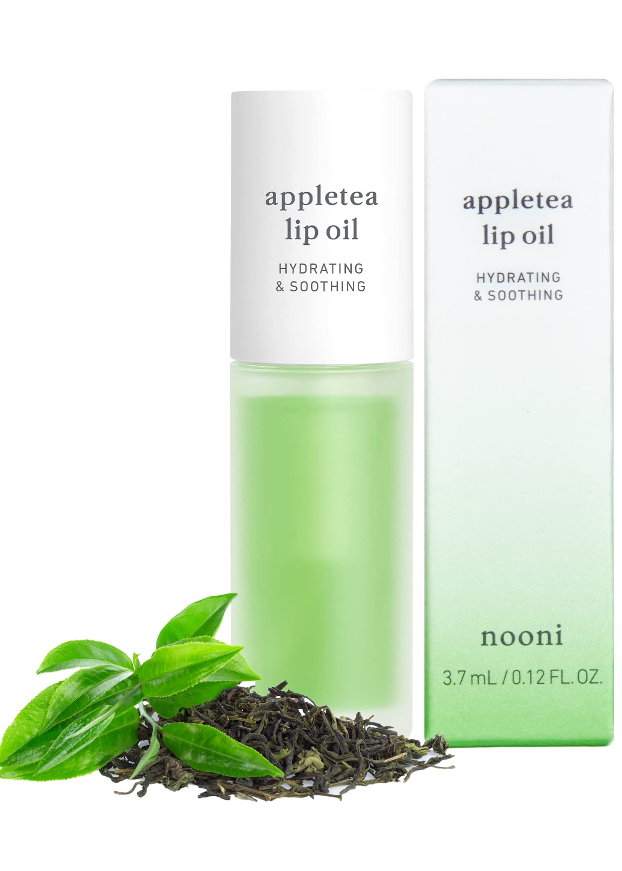 Nooni Korean Lip Oil - Appletea With Apple Seed Oil, Lip Stain, Mothers Day, Gift, Moisturizing, Glowing, Revitalizing, And Tint